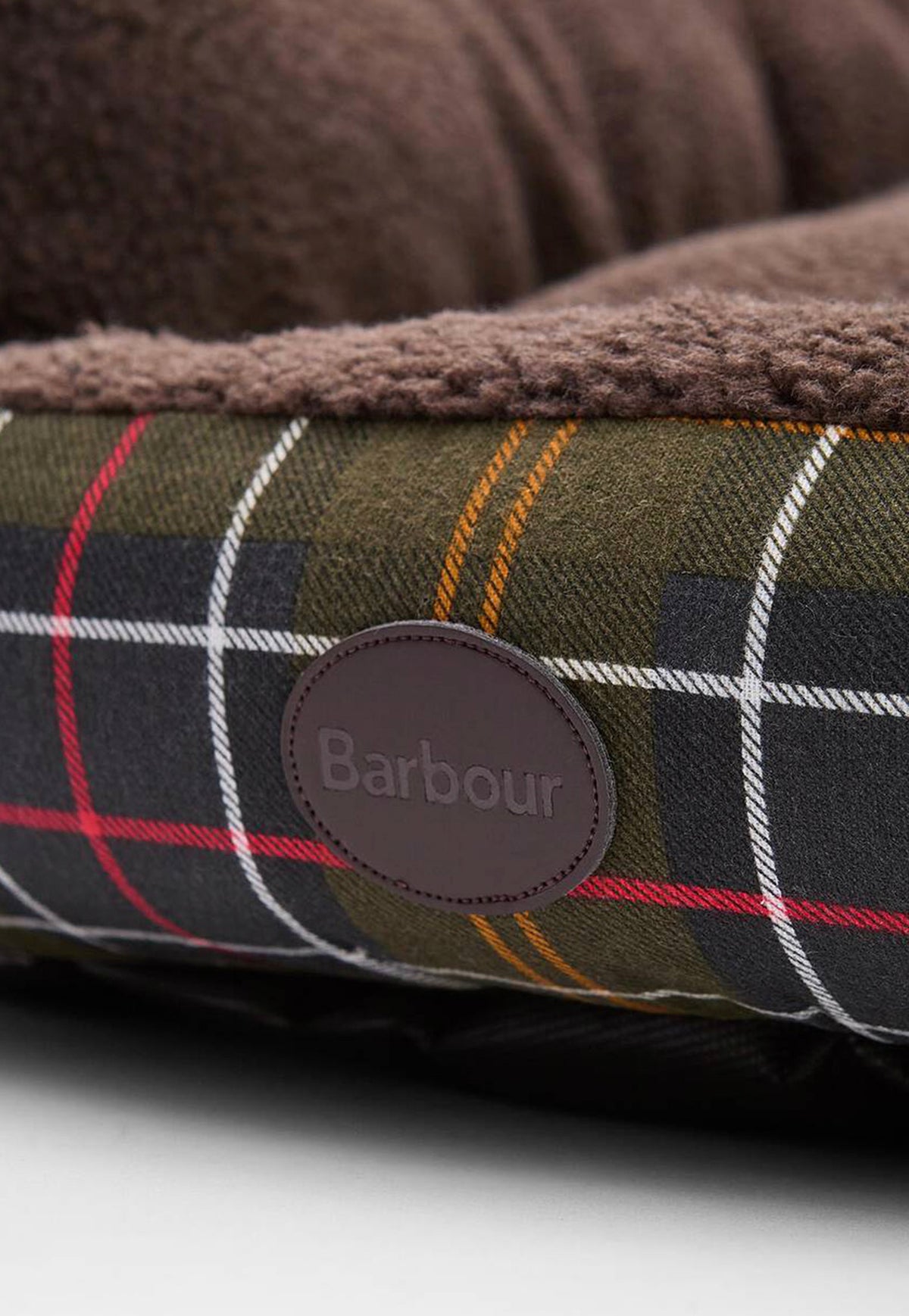 Dog Snuggle Bed 30" - Classic Tartan