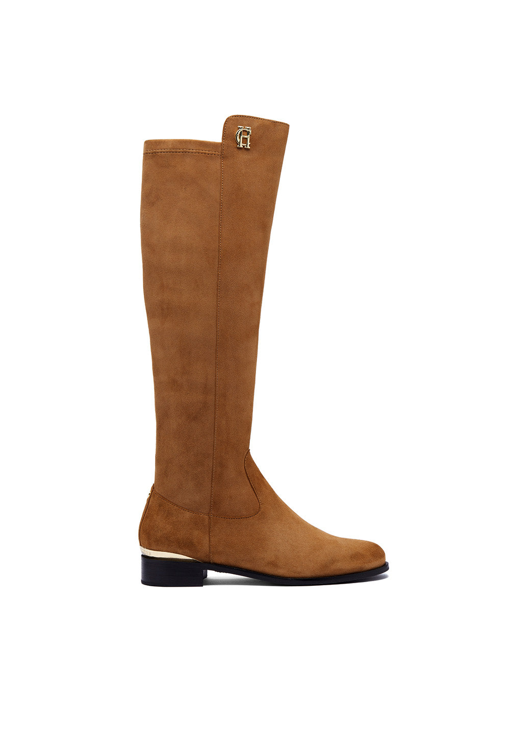 Albany Knee Boot - Tan Suede
