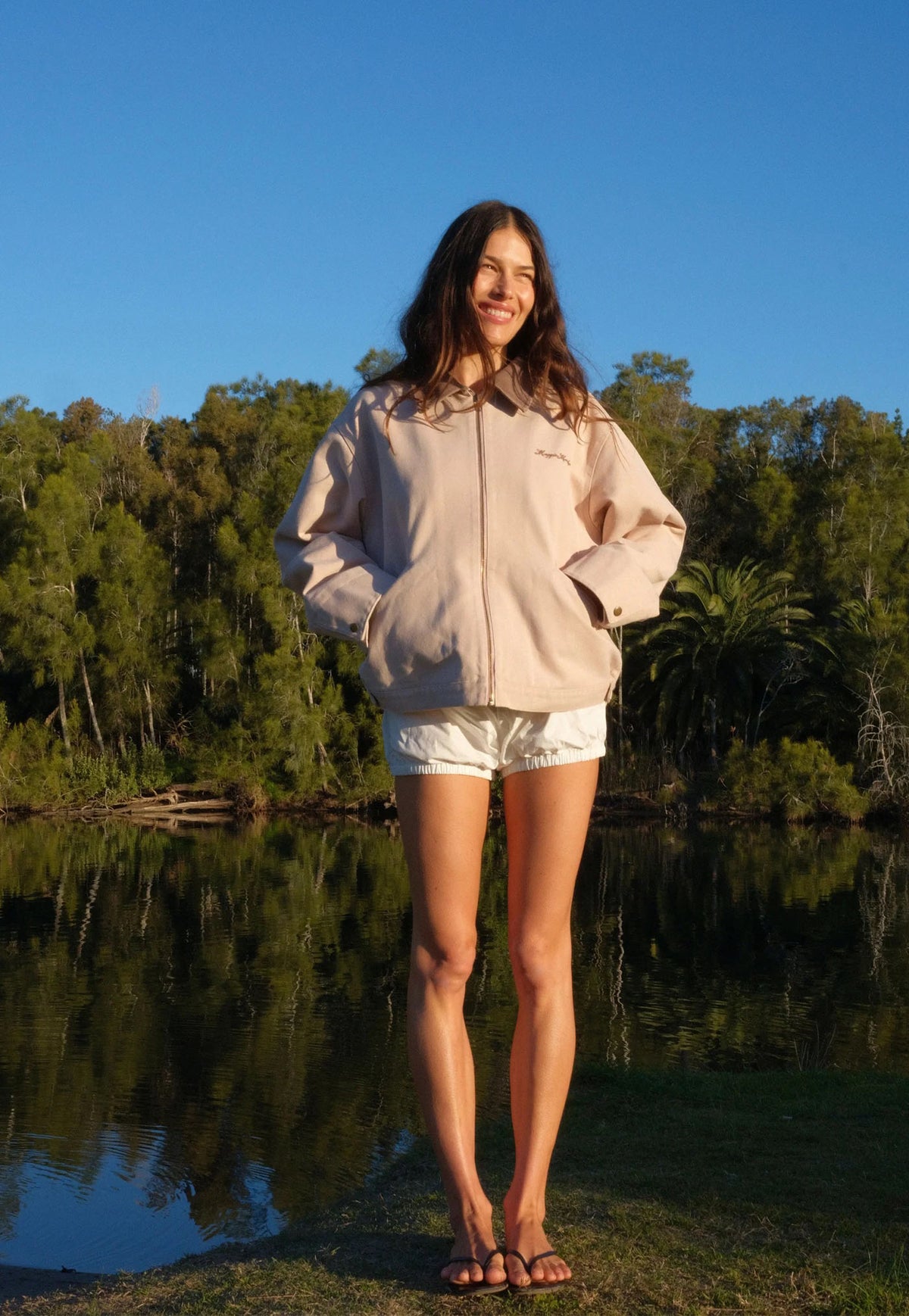 Field Of Flowers Jacket - Toasted Marshmellow