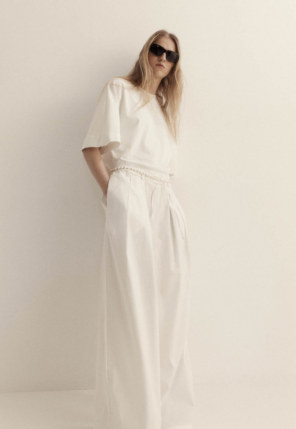 Gio Trouser - White
