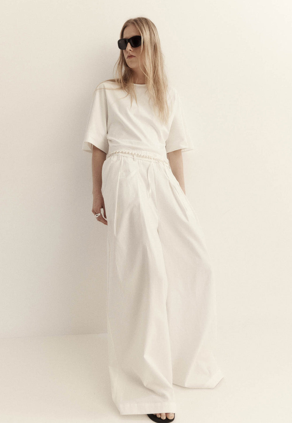 Gio Trouser - White
