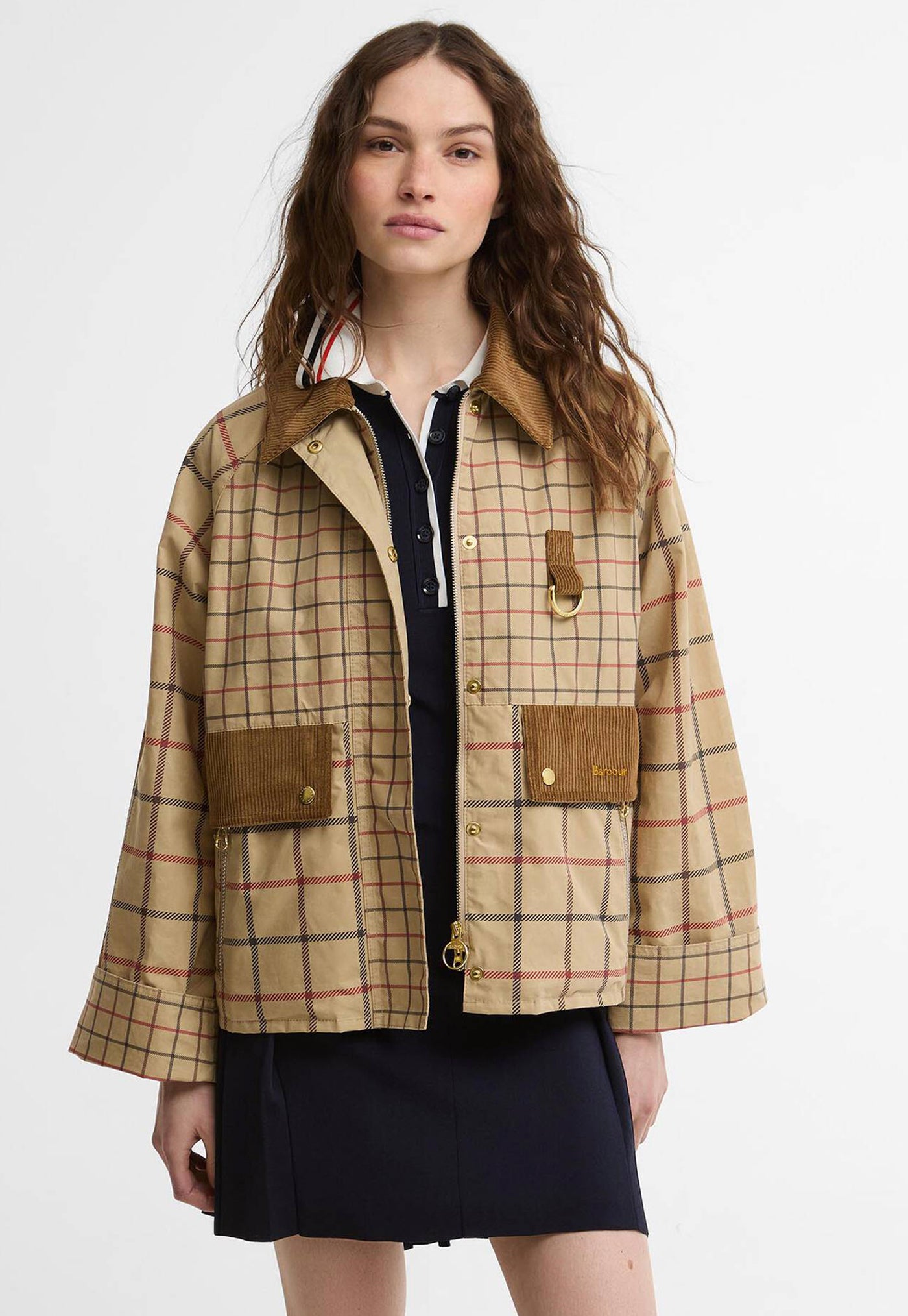 Mackworth Check Casual Jacket - Beige Tattersall