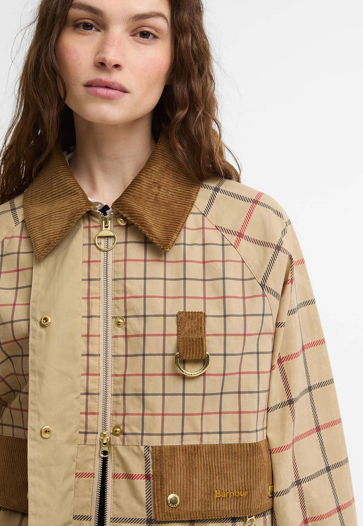 Mackworth Check Casual Jacket - Beige Tattersall