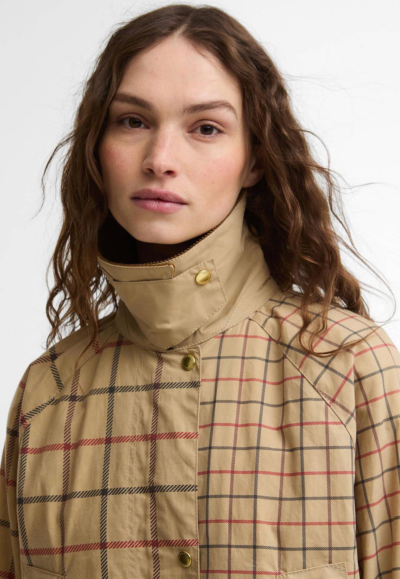 Hollington Check Casual Jacket - Beige Tattersall