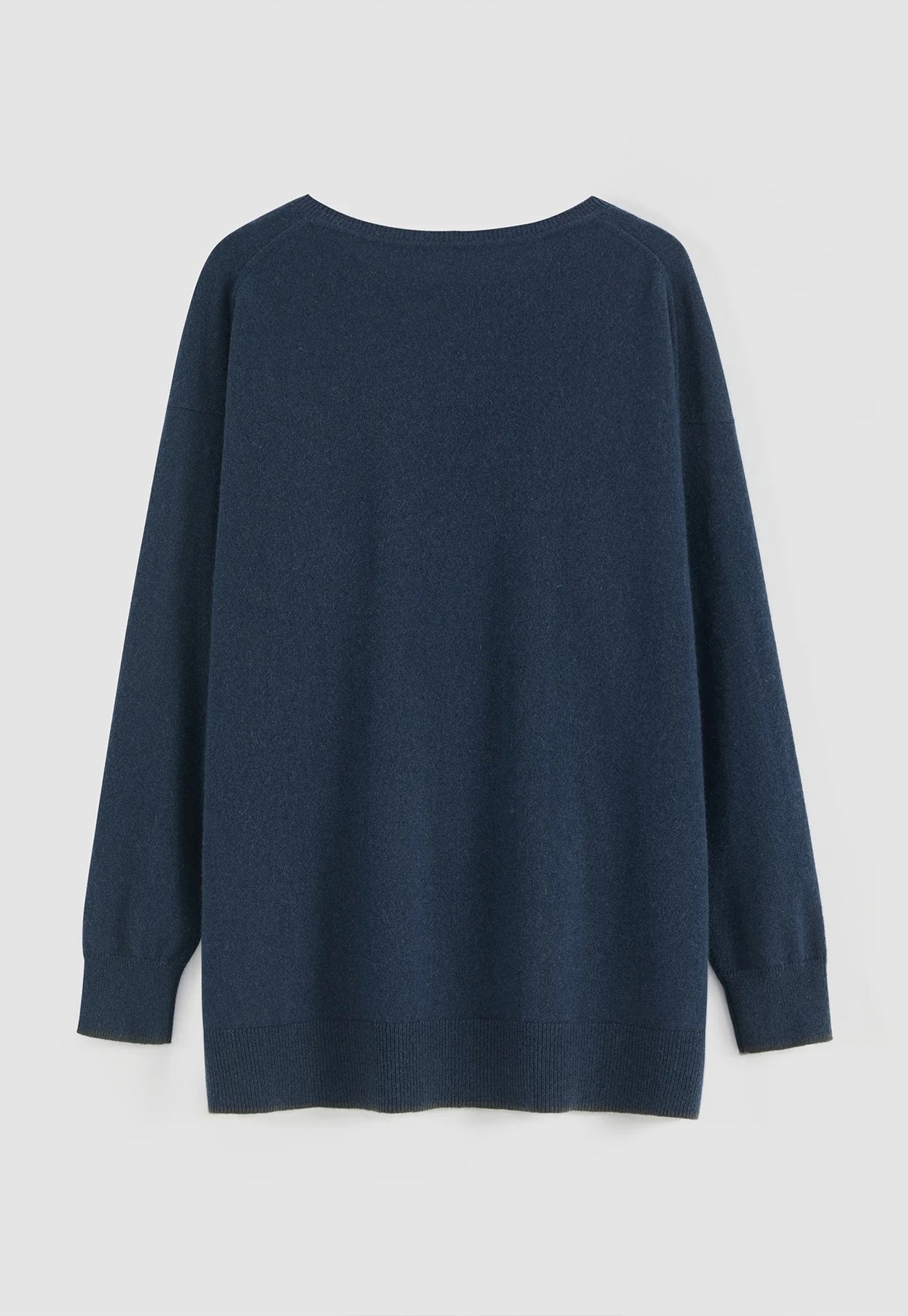 N.375 Cashmere Blend Weekend Sweater - Storm Blue