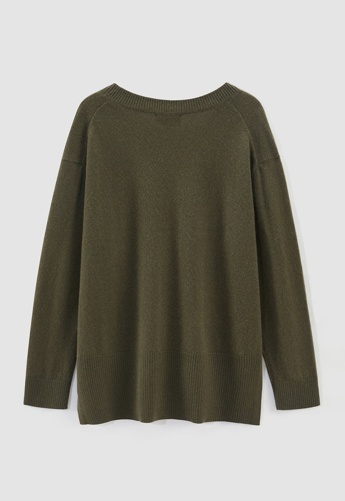 N.494 Cashmere Gorgeous V - Olive