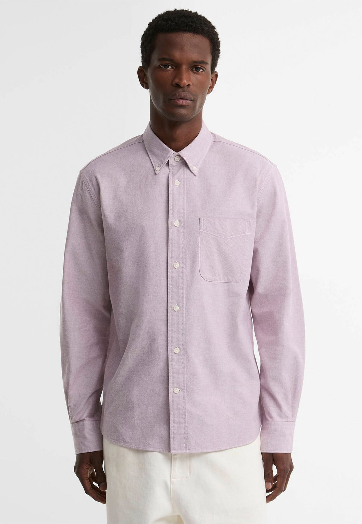 Men's Authentic Oxford Shirt - Dark Red