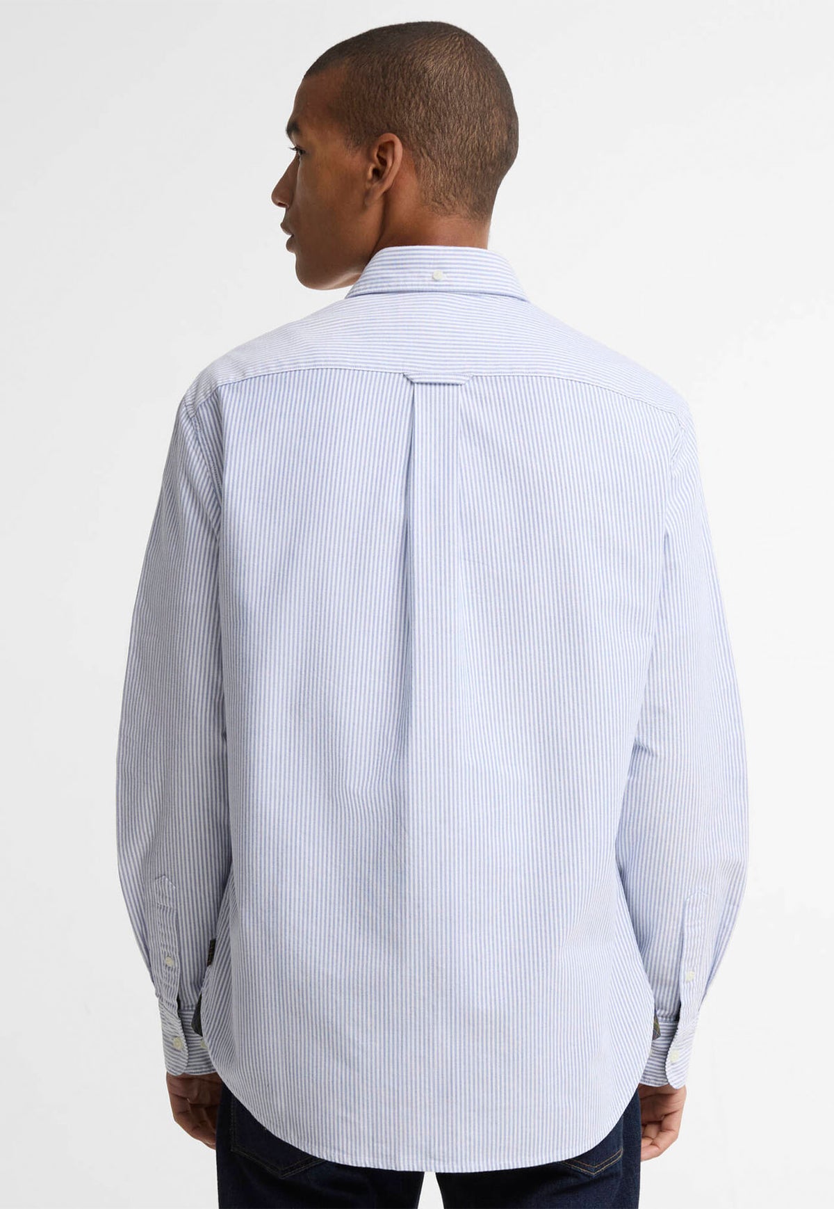 Men's Authentic Striped Oxford Shirt - Blue