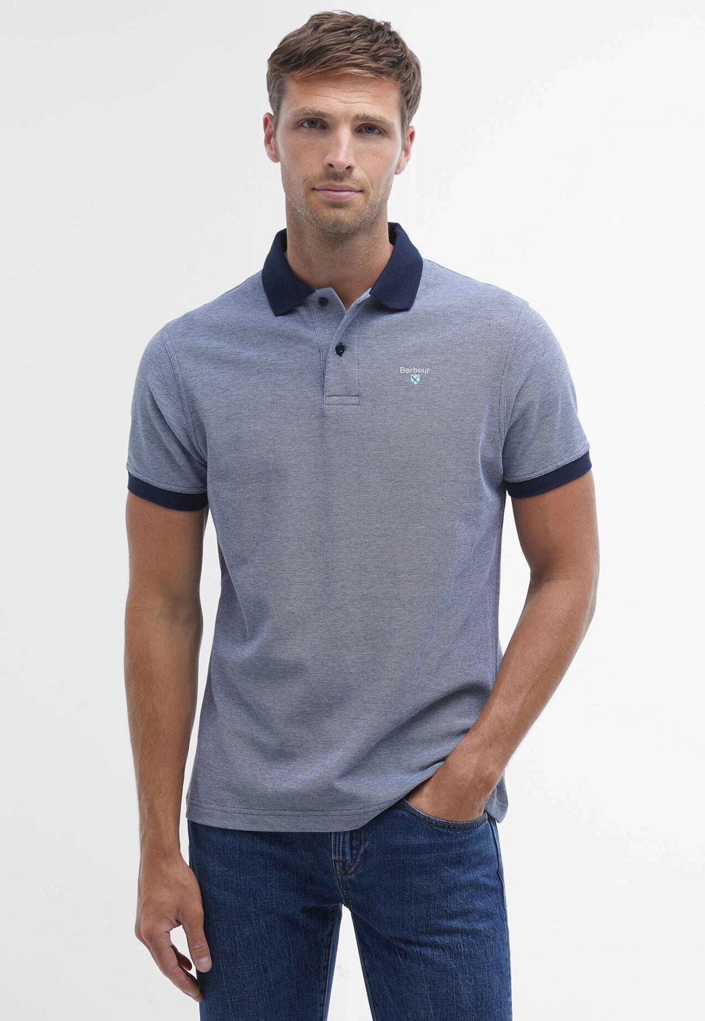 Essential Sports Mix Polo Shirt - Midnight