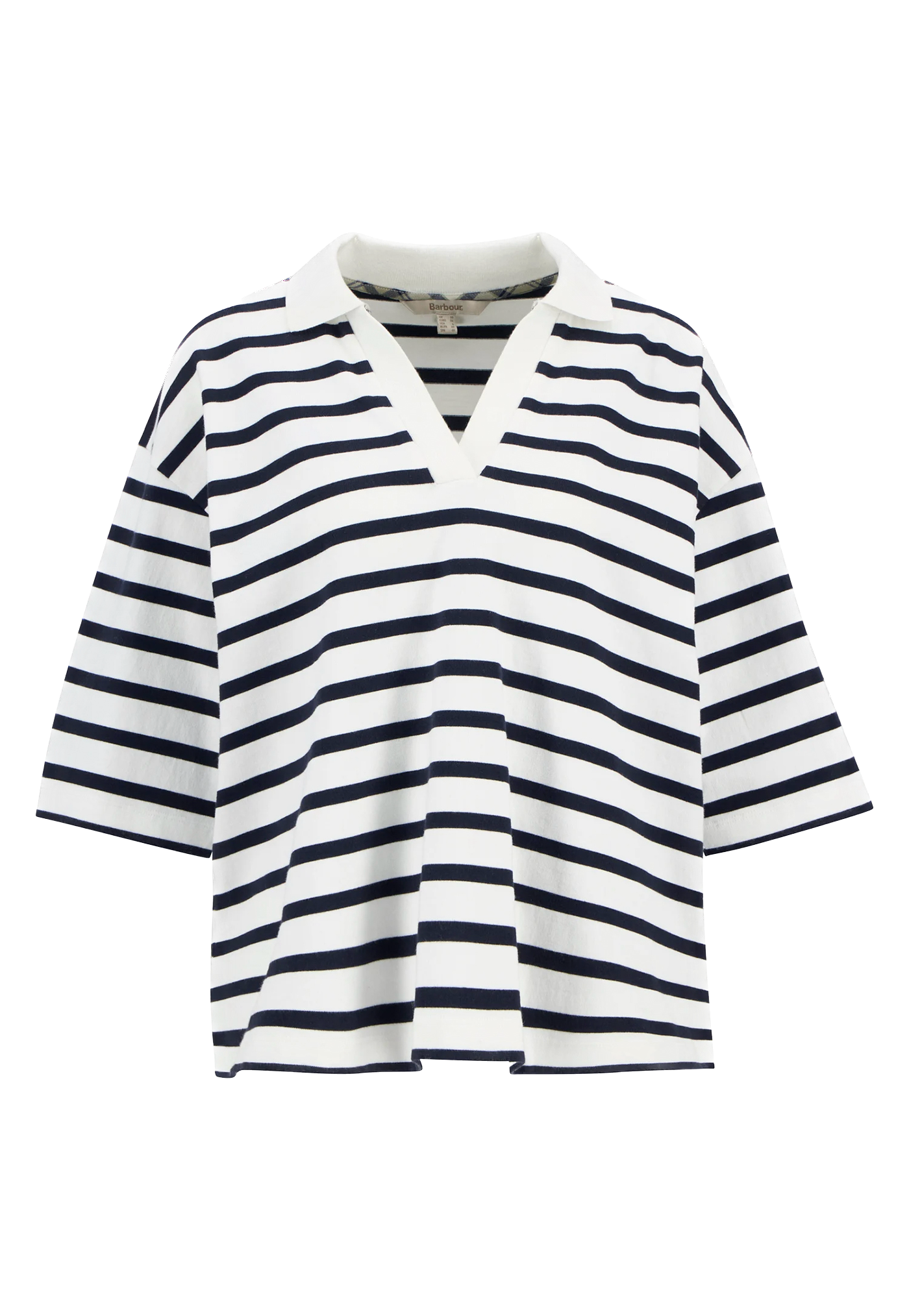 Inez Striped Top - Cloud/Dark