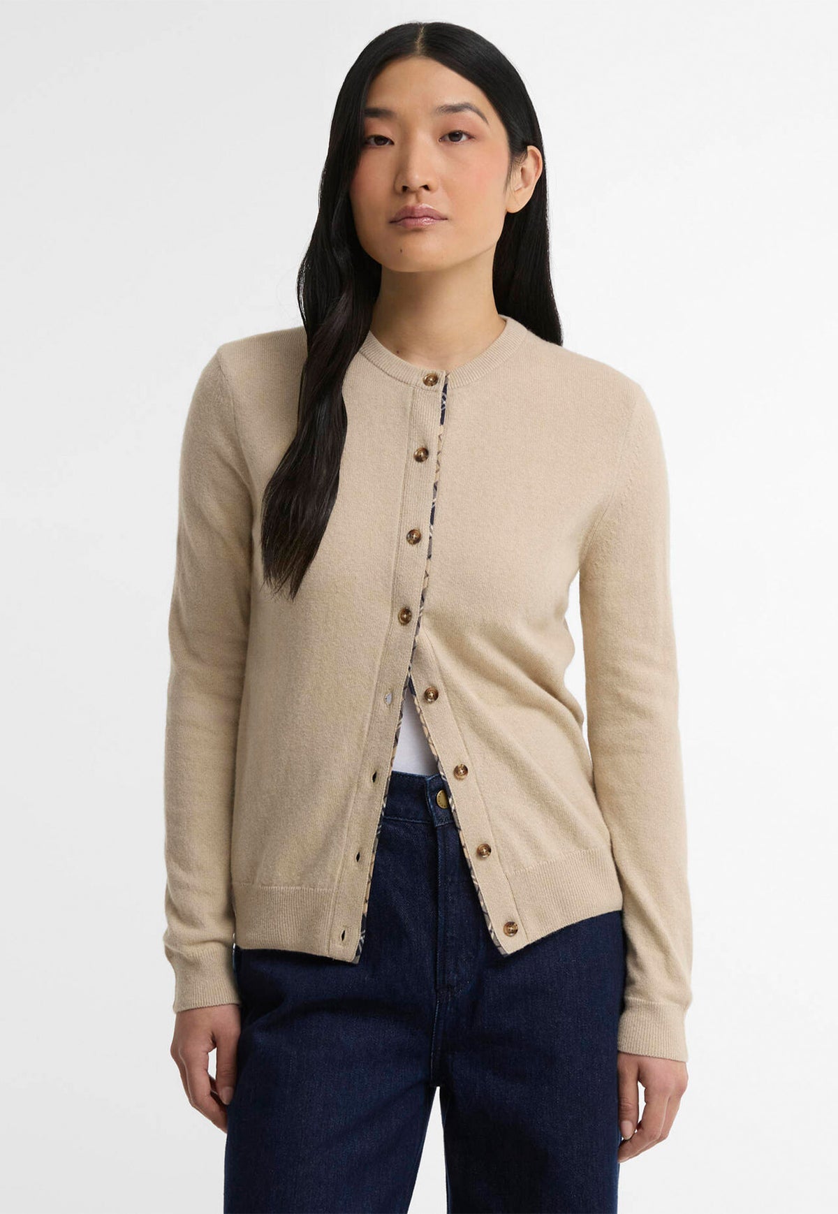 Pendle Knitted Cardigan - Honey/Birchwood