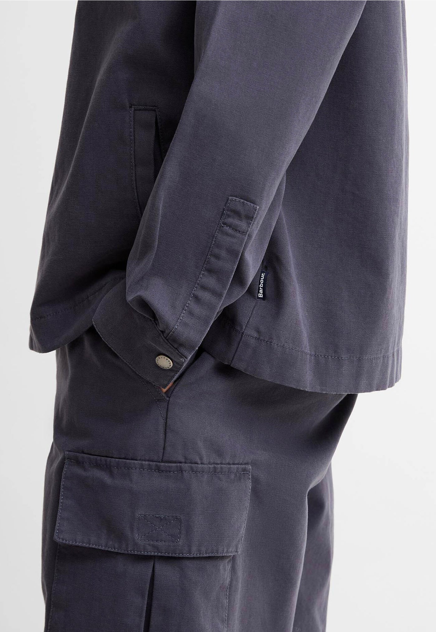 Wetheral Twill Overshirt - Washed Navy
