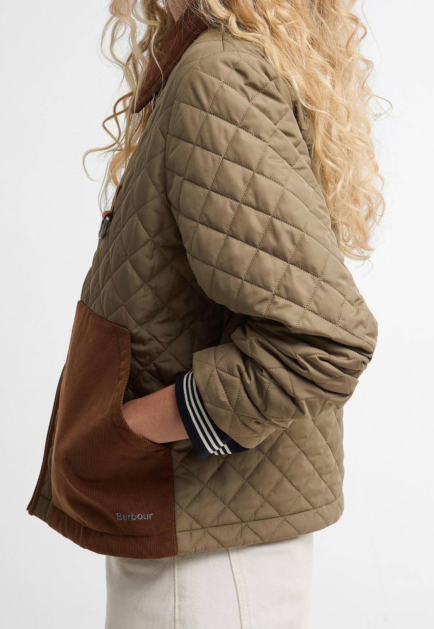 Aylesby Quilted Jacket - Dusky Green