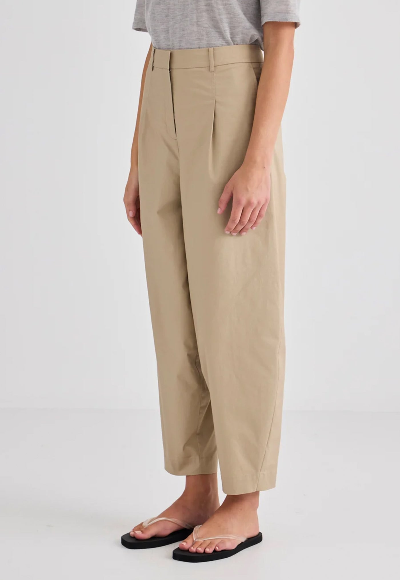 Brita Barrel Leg Trouser - Chino