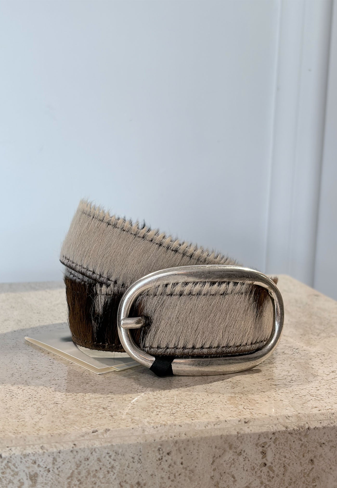 Cowhide Classic Belt - Brown