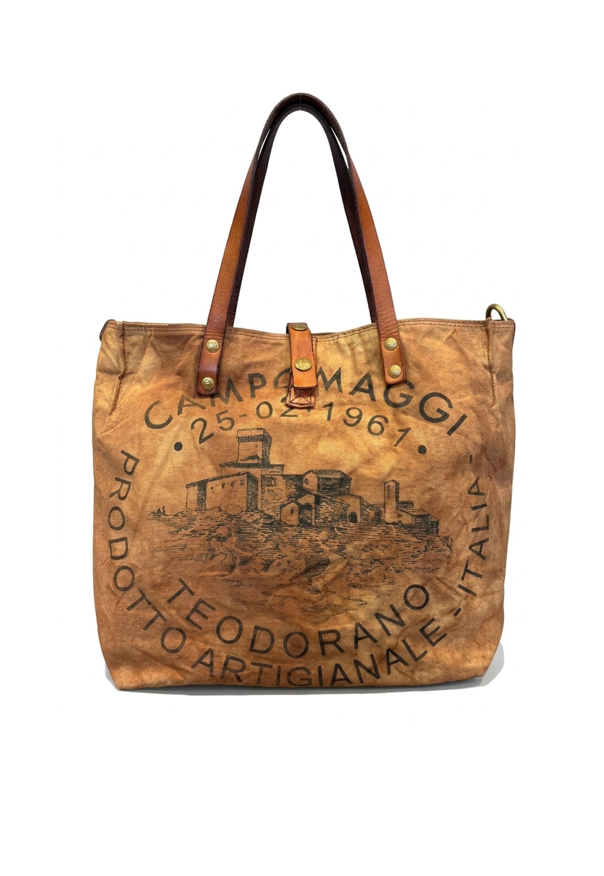 Teodorano Shopping Bag - Beige/Cognac