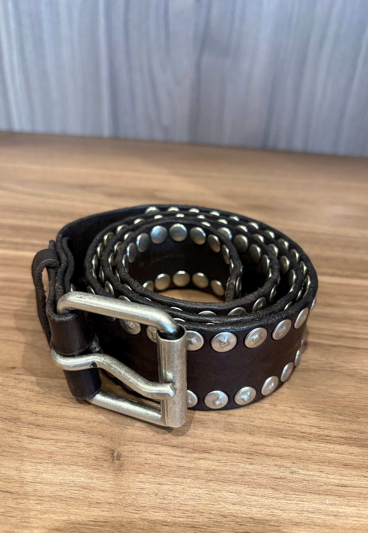 Studded Belt - Brown