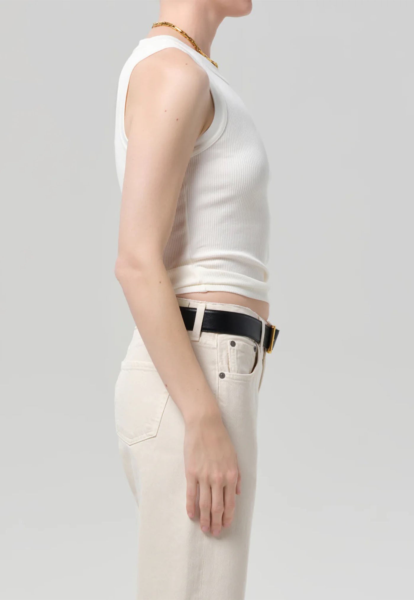 Isabel Rib Tank - Pashmina