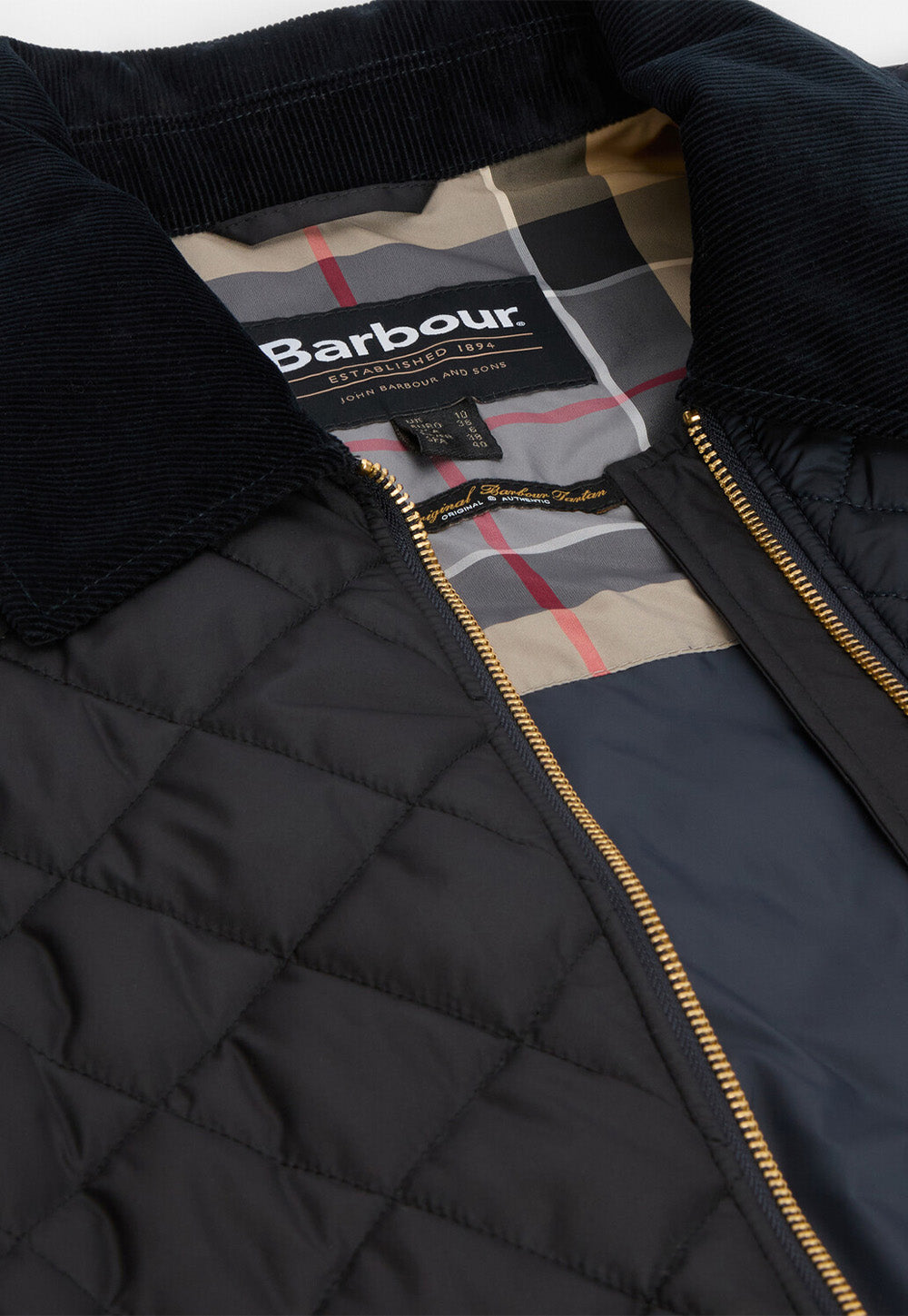 Danby Quilted Jacket - Dark Navy/Black/ Dress Tartan