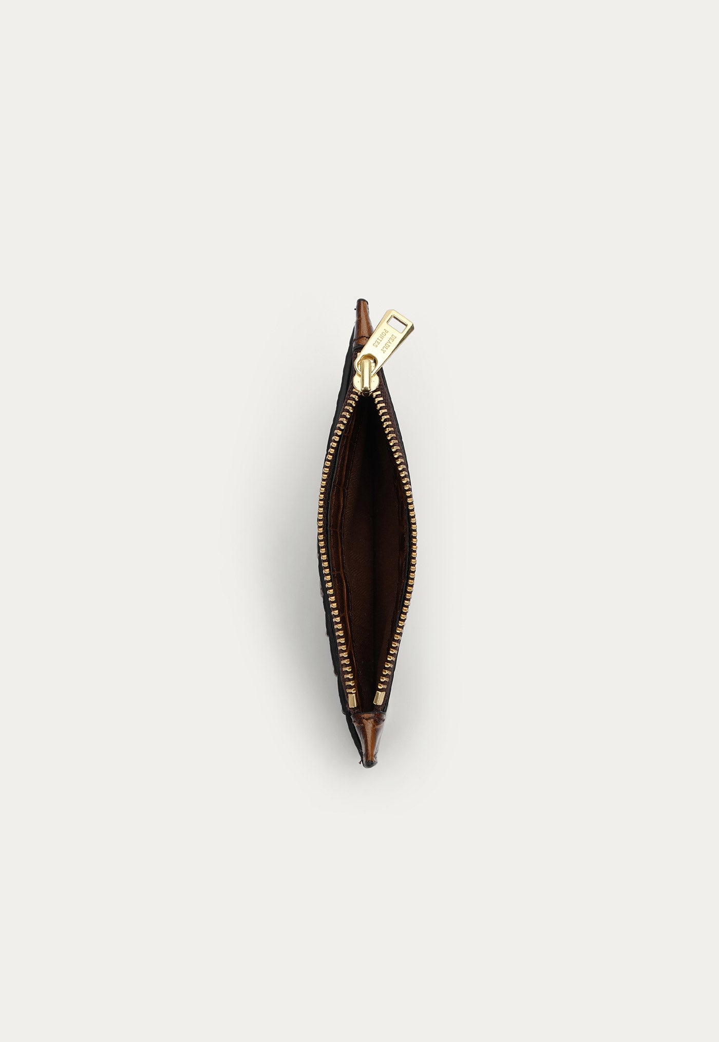Card Holder - Toffee Croc
