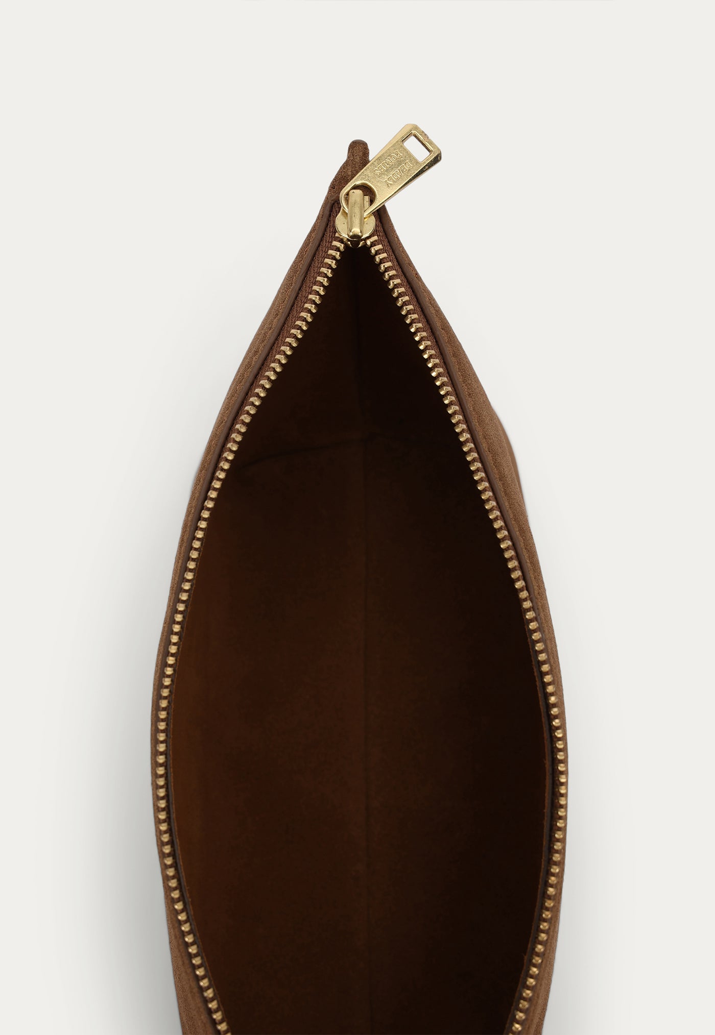 Medium Poucher - Hazel Suede