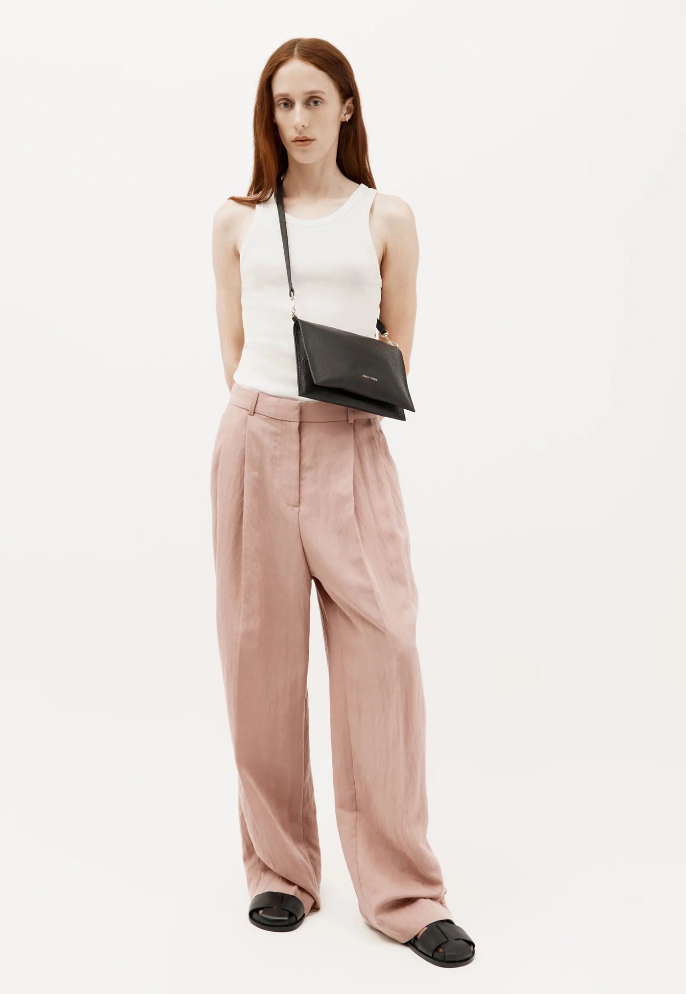 Siamese Bag - Black Bulle/Brass