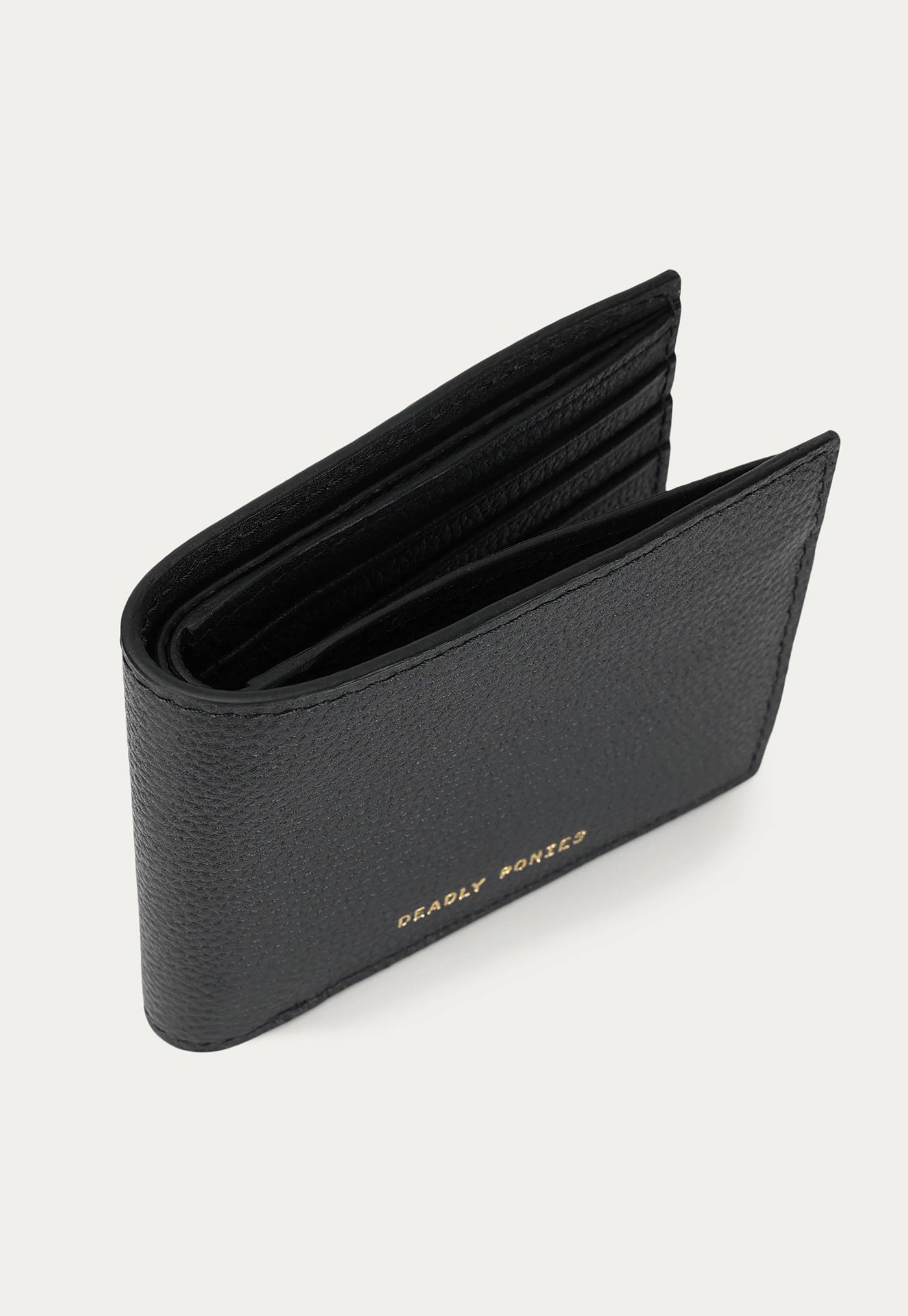 Unisex Flip Wallet - Black