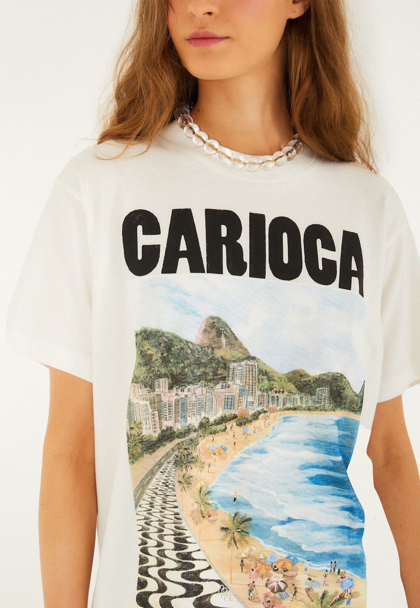 Landscape Carioca Relaxed Shirt - Off White