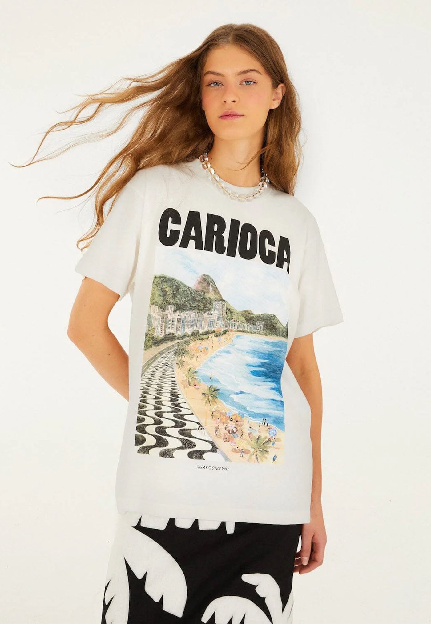 Landscape Carioca Relaxed Shirt - Off White