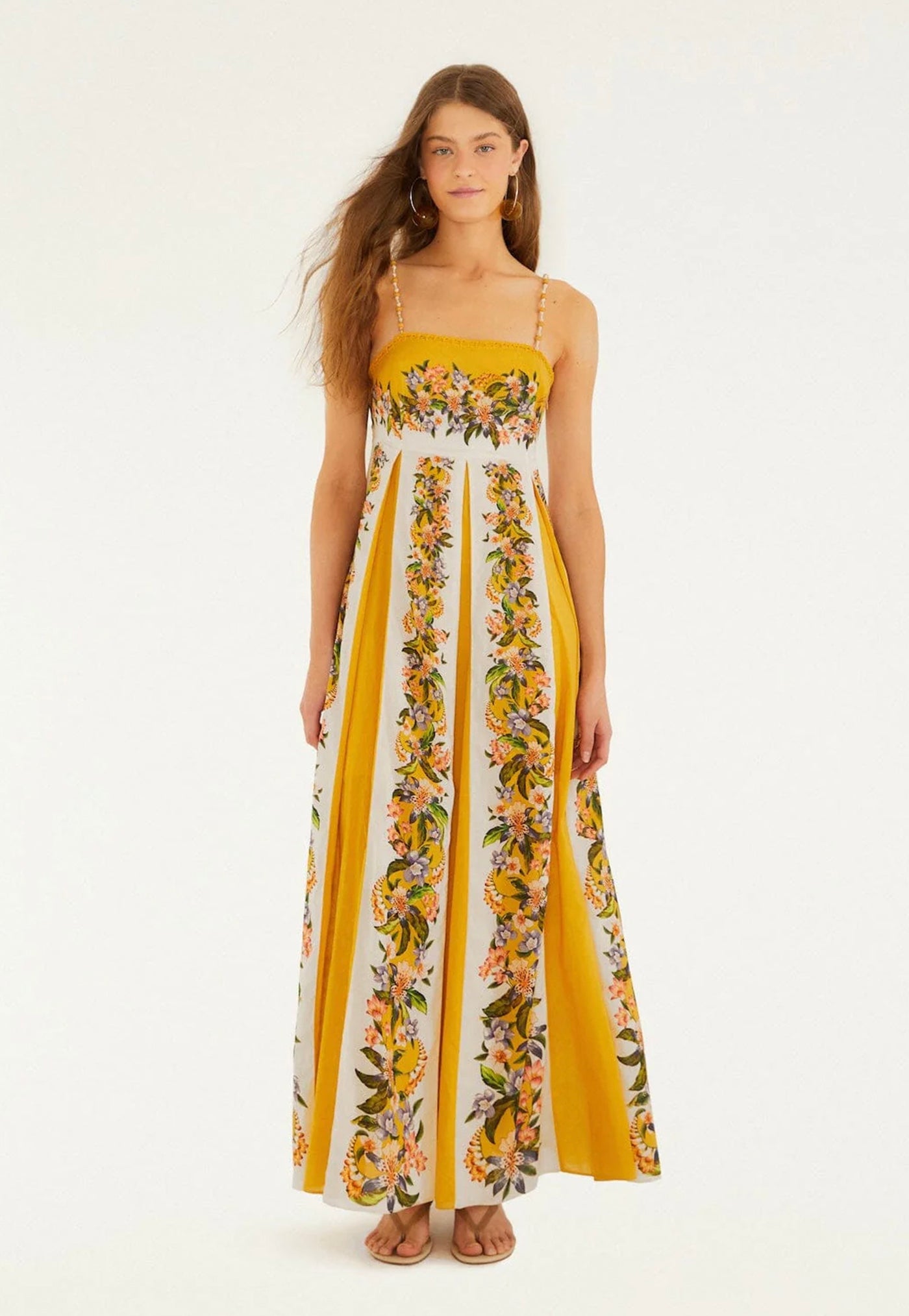 Hilo Stripes Maxi Dress - Sand