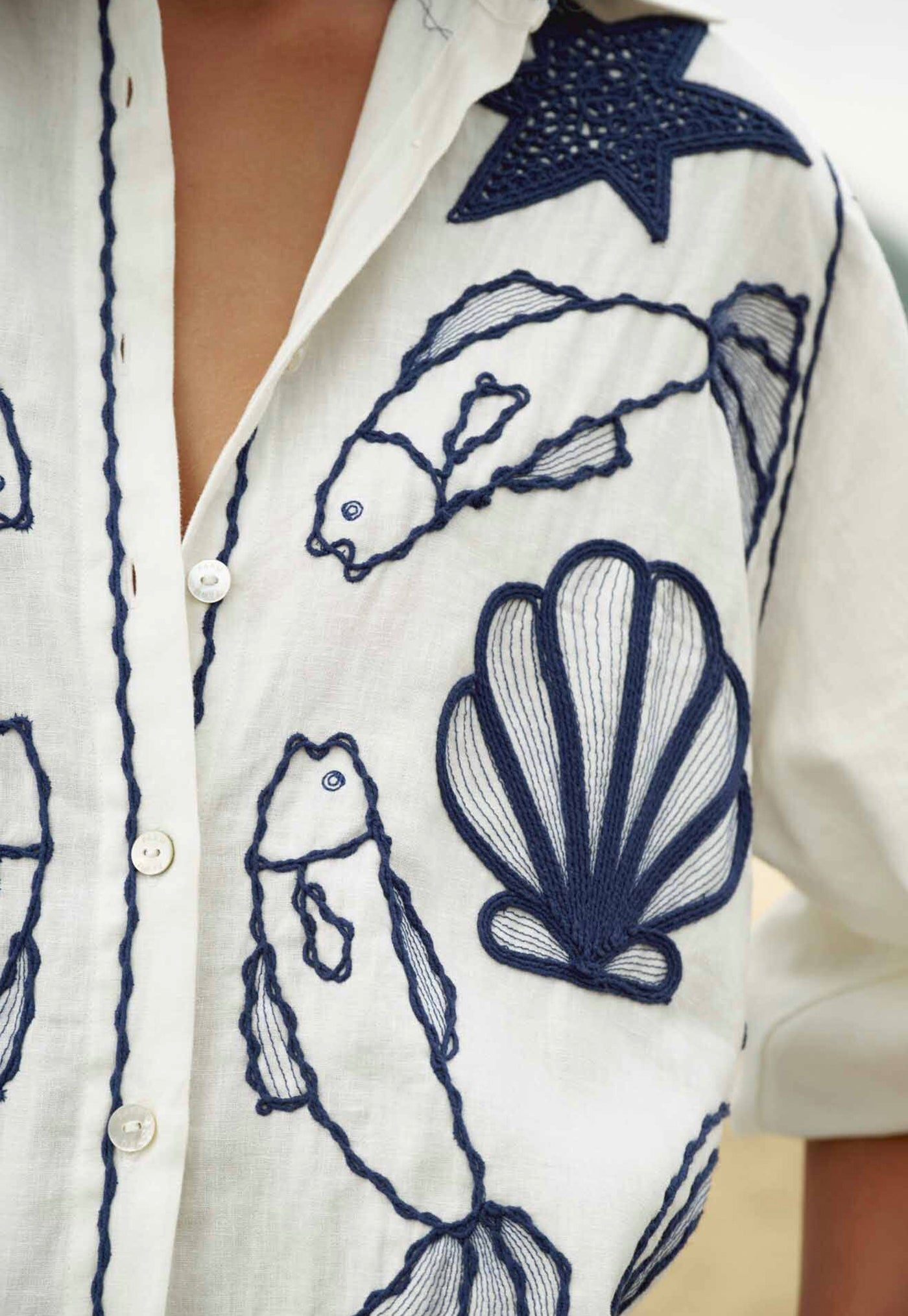 Fresh Fish Shirt - Off White
