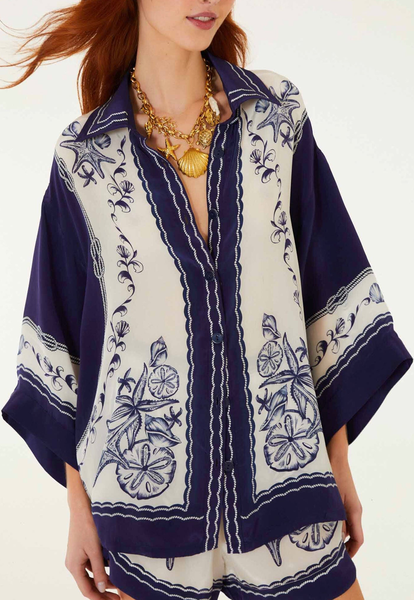 Coast Scarf Shirt - Off White