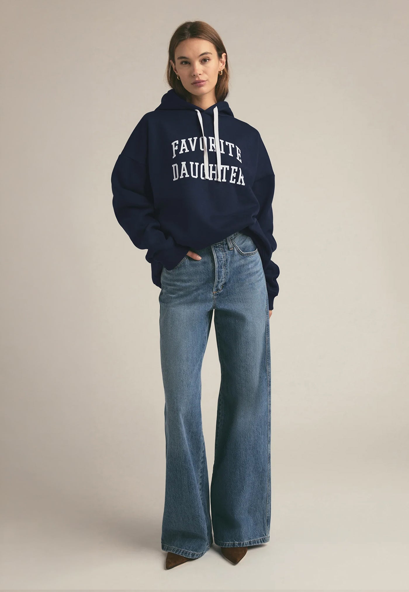 The Collegiate Hoodie - Navy