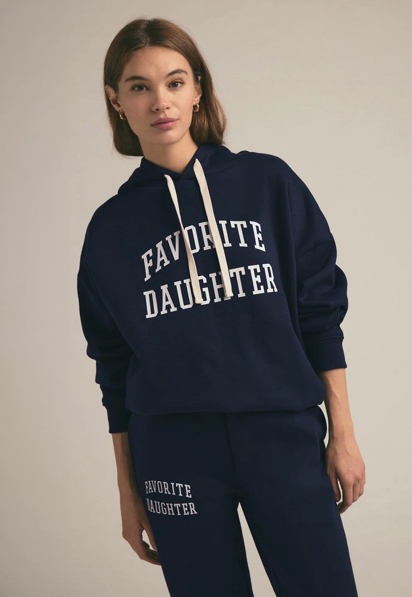 The Collegiate Hoodie - Navy