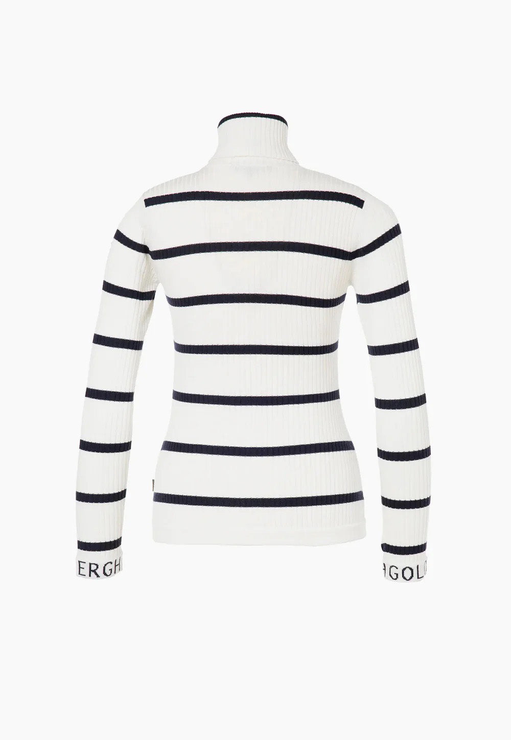 Mimi Long Sleeve Knit Sweater - Breton Stripe Cream/Blue