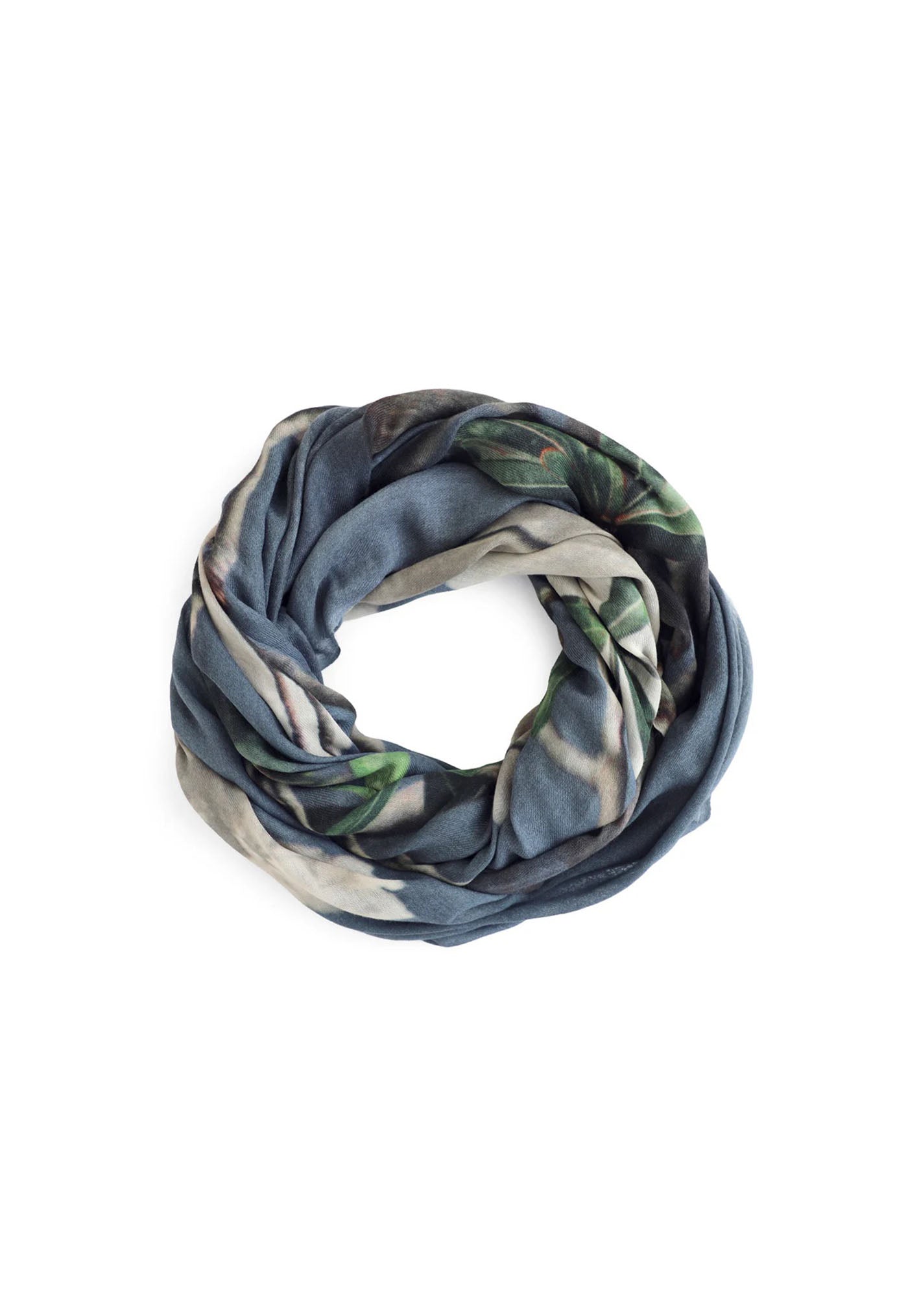 Island Rose - Skinny Wool Scarf