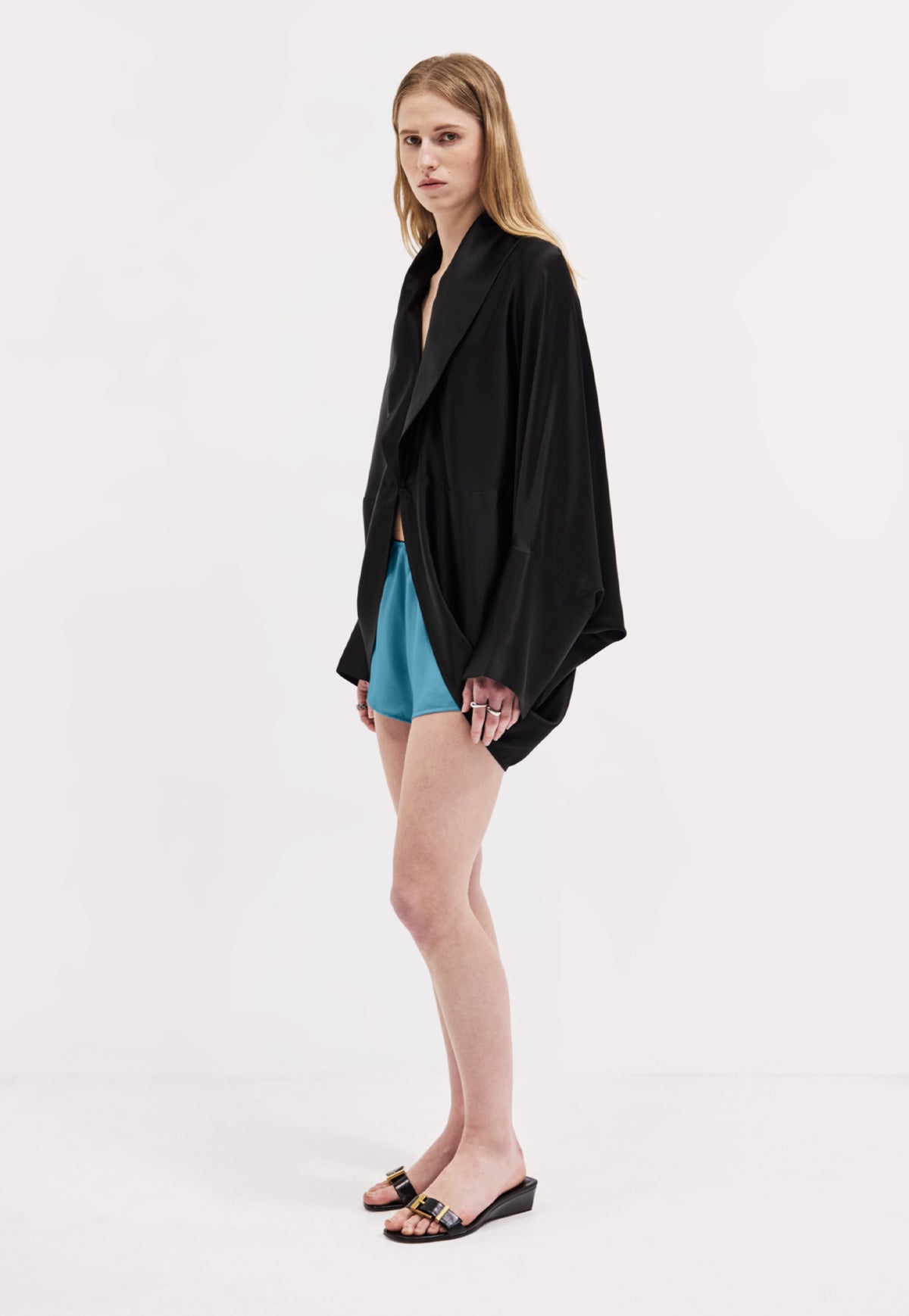 Cocoon Blouse - Black