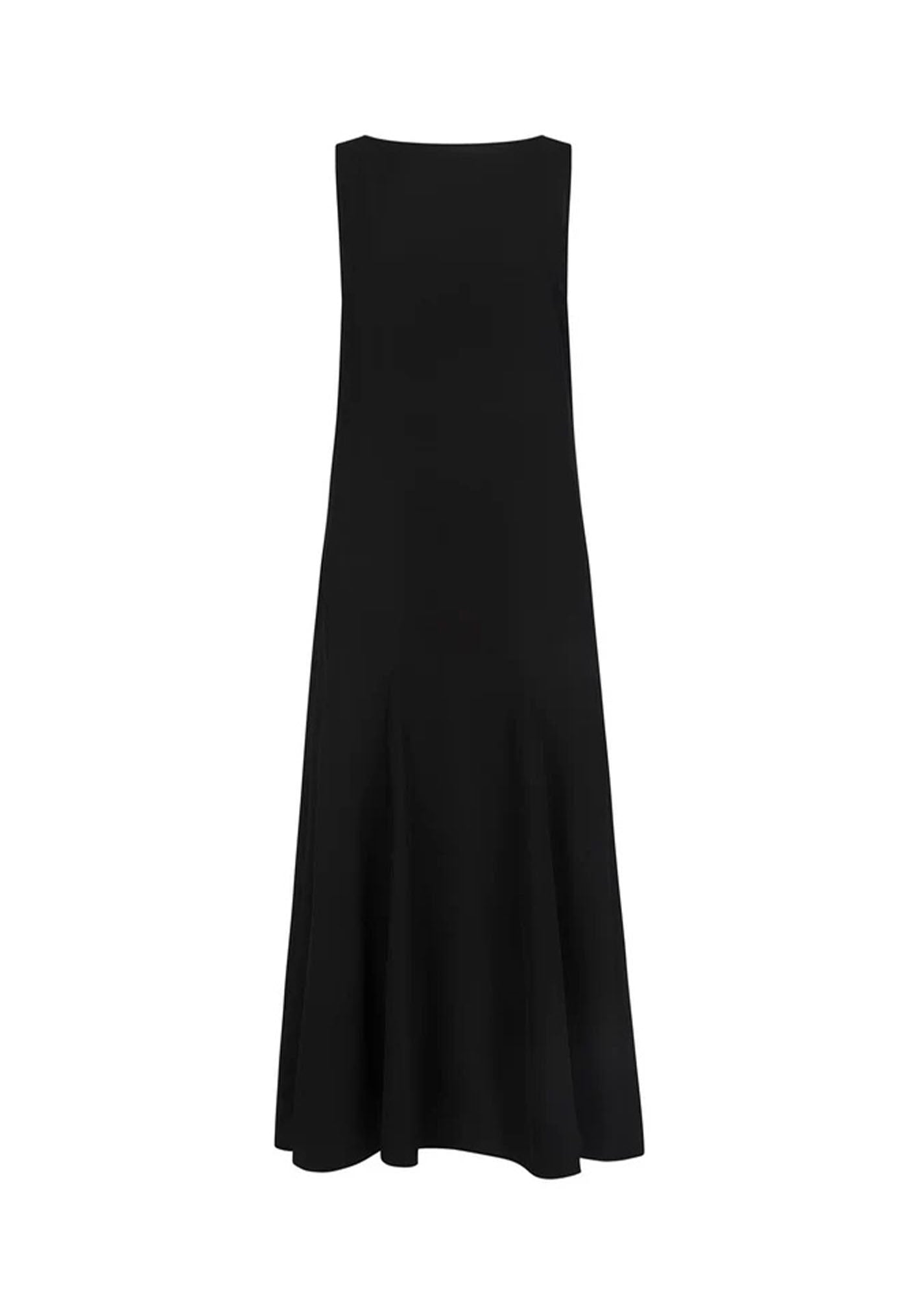 Godet Dress - Black