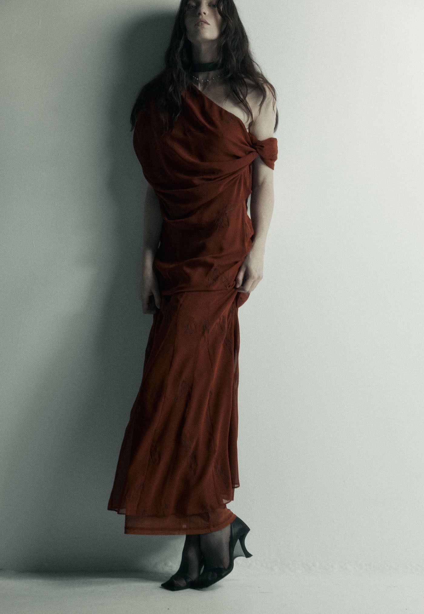 Lucille Dress - Burgundy