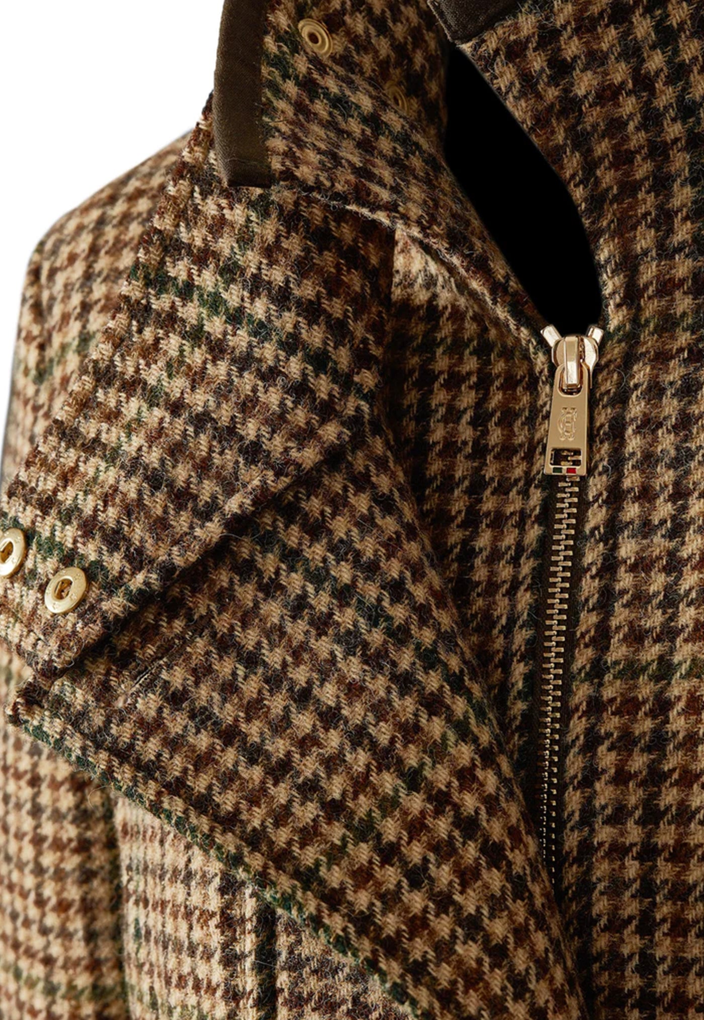 Balmoral Field Coat - Hailes Green Tweed