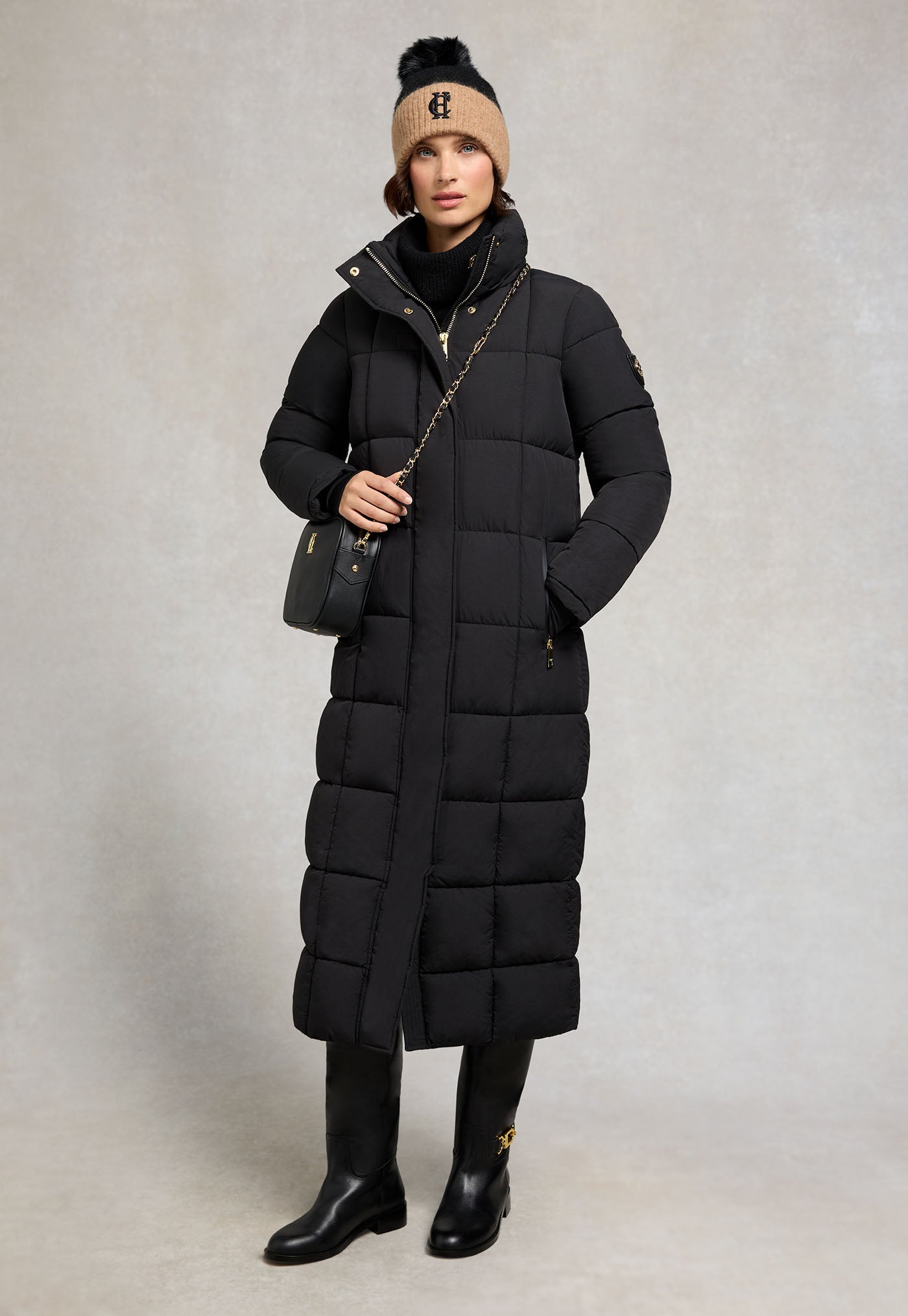 Carrington Longline Coat - Black