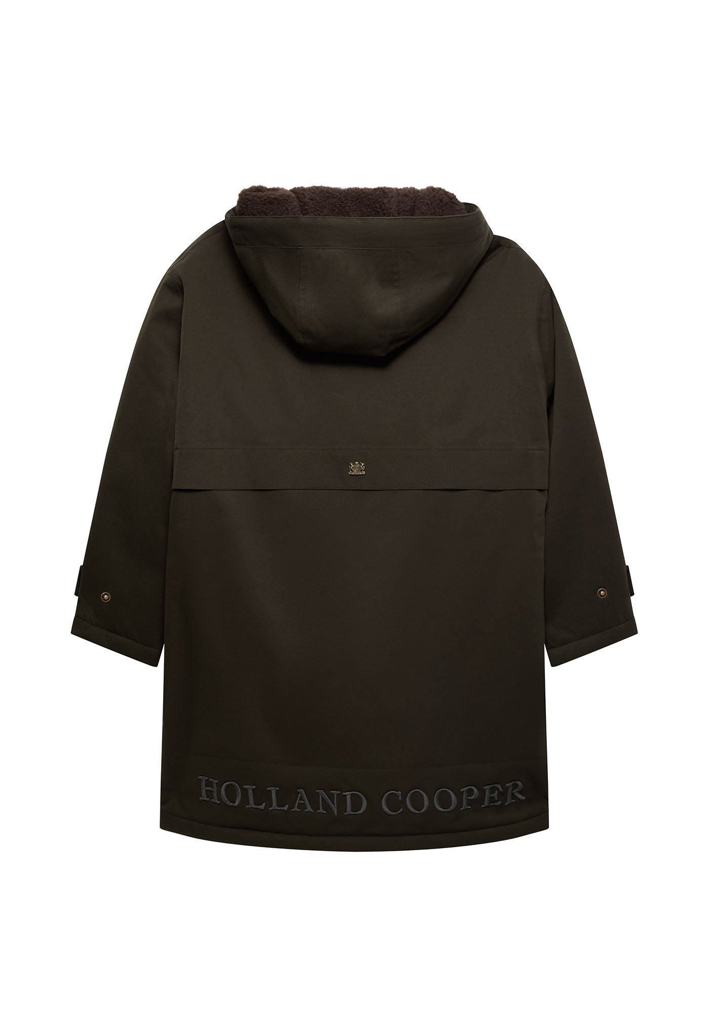 Children's Oversized Waterproof Coat - Khaki