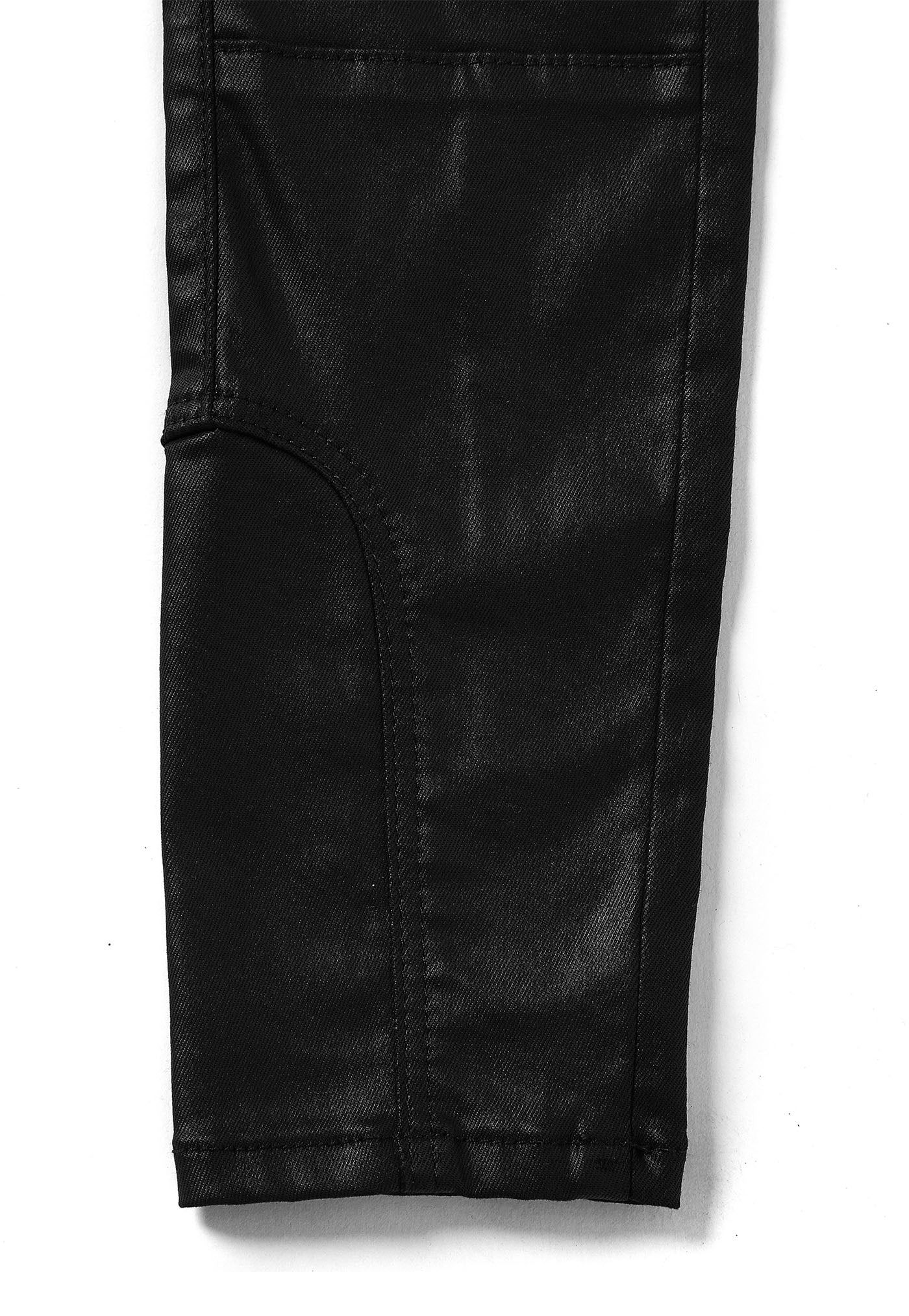 Coated Jodhpur Jean - Black