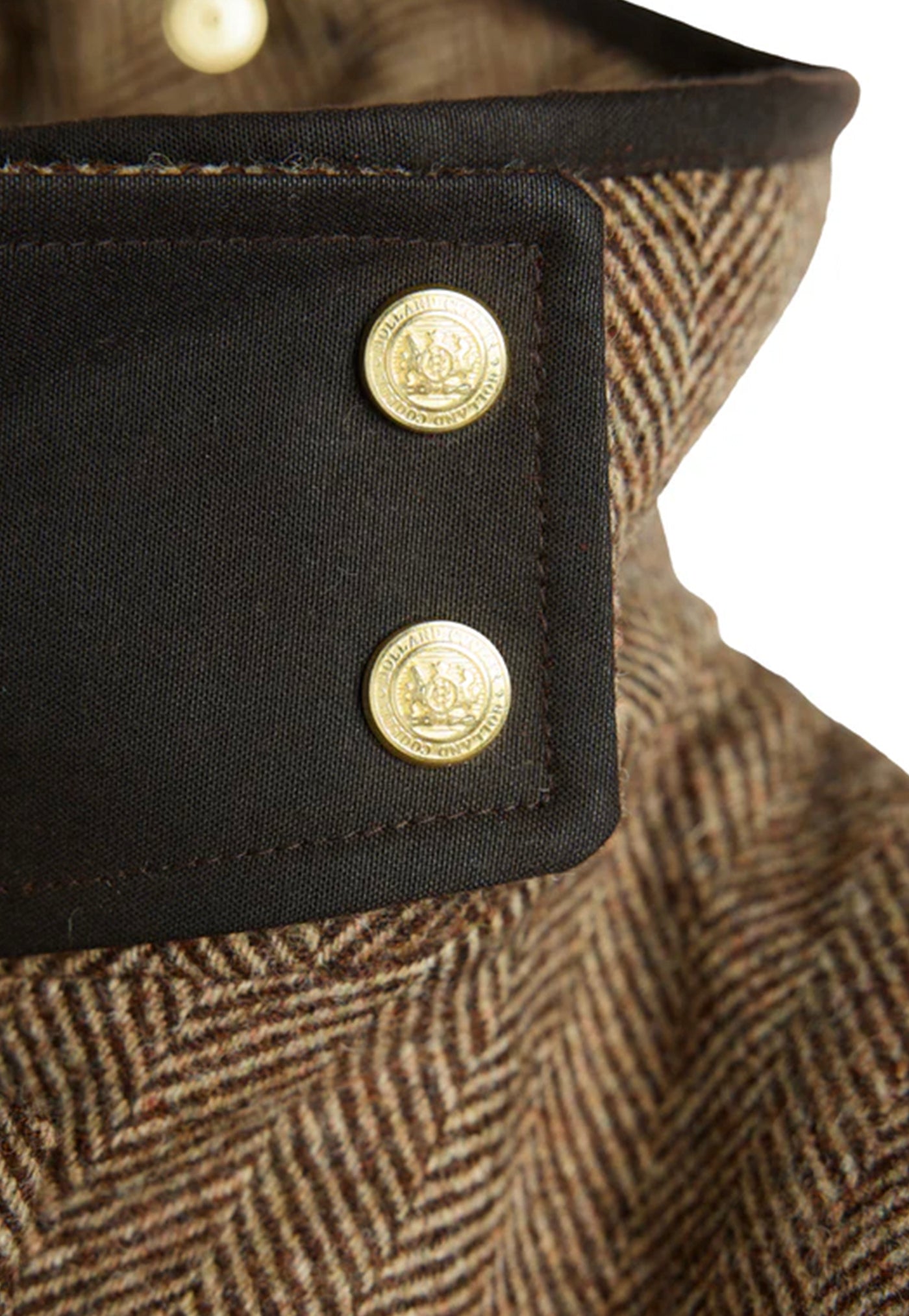 Country Classic Jacket - Large Scale Brown Herringbone