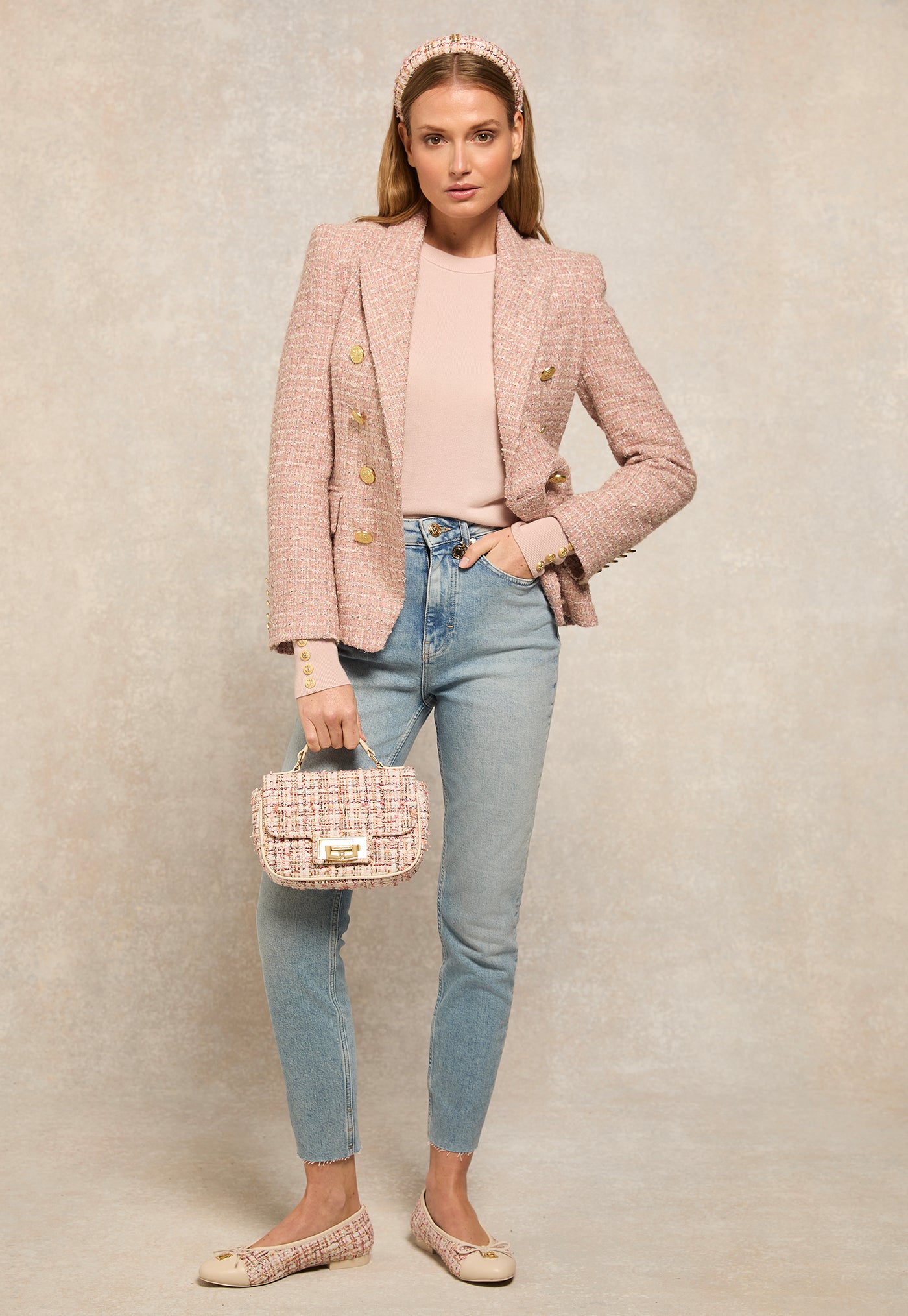 Knightsbridge Blazer - Dusky Rose