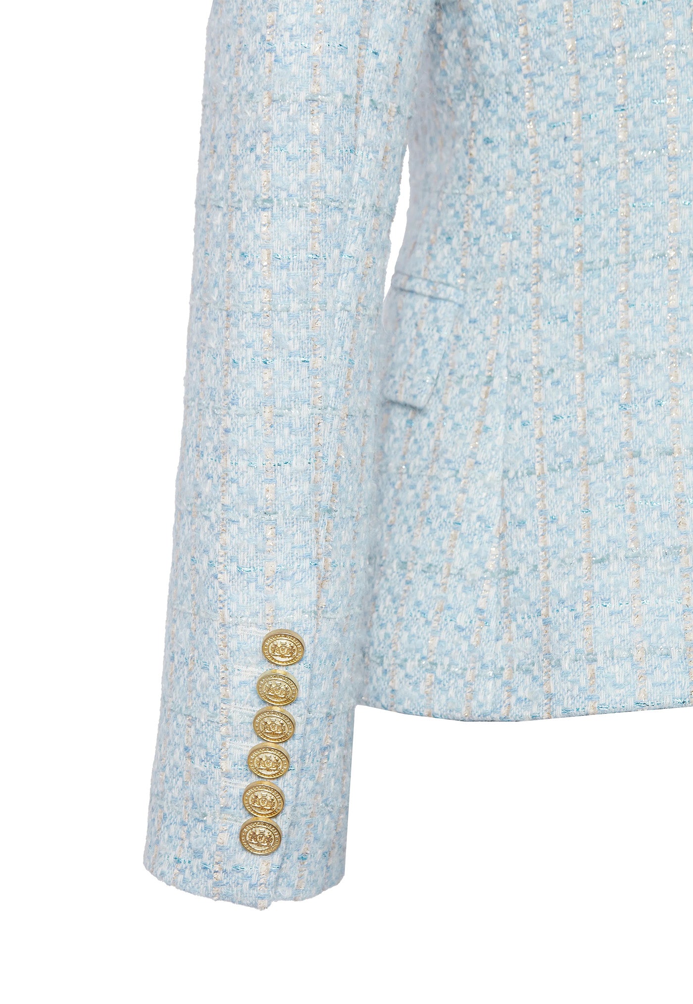 Knightsbridge Blazer - Sky Blue Boucle