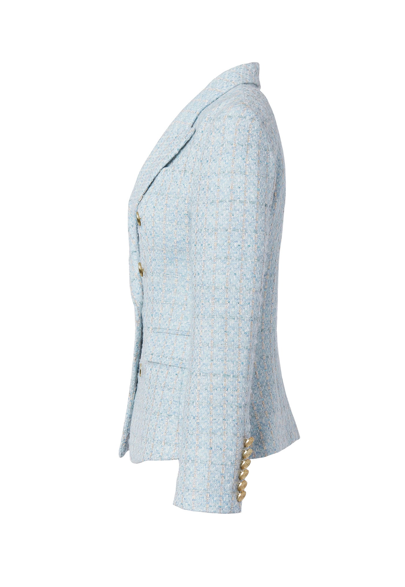 Knightsbridge Blazer - Sky Blue Boucle