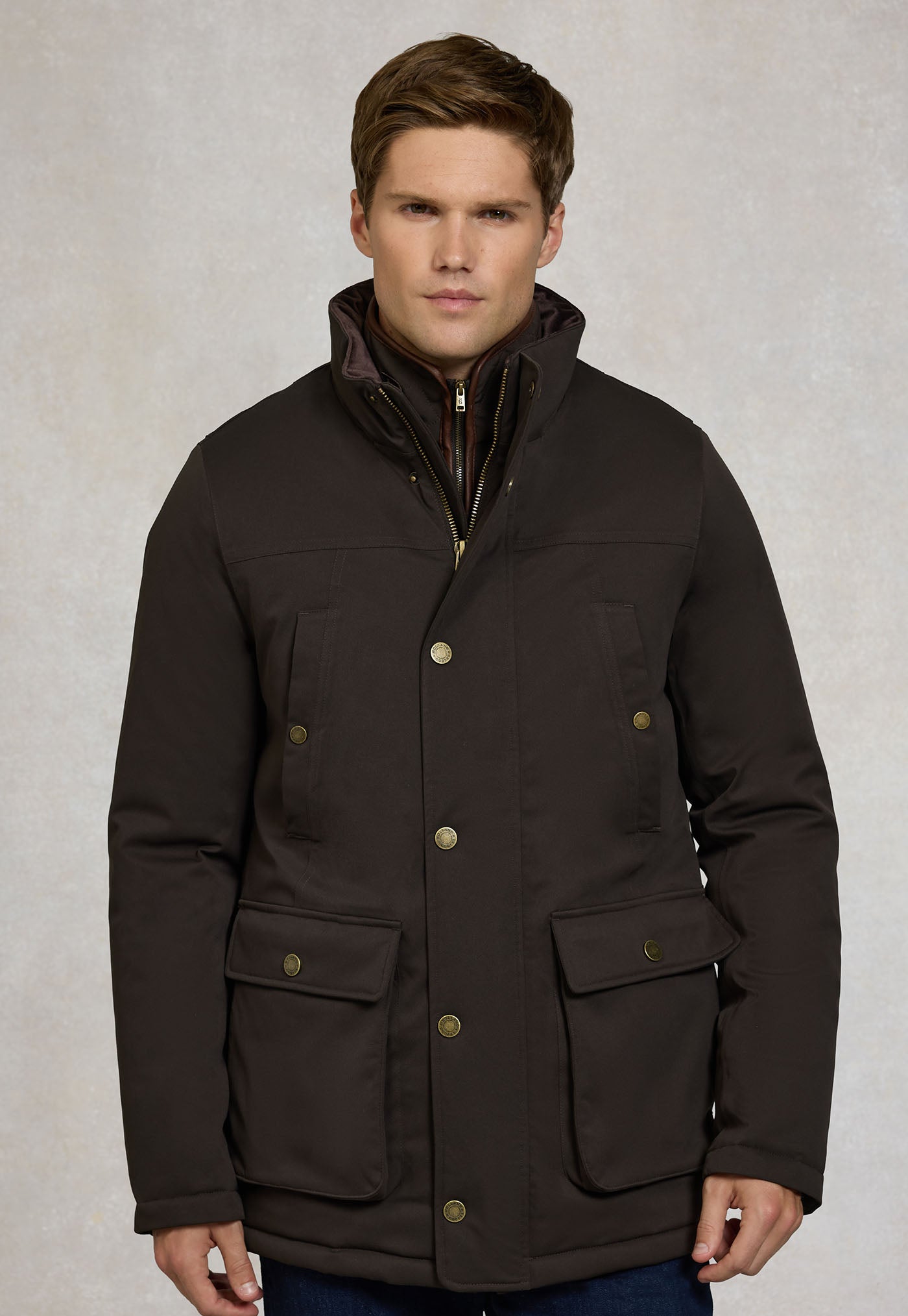 Men's Stamford Field Coat - Chocolate