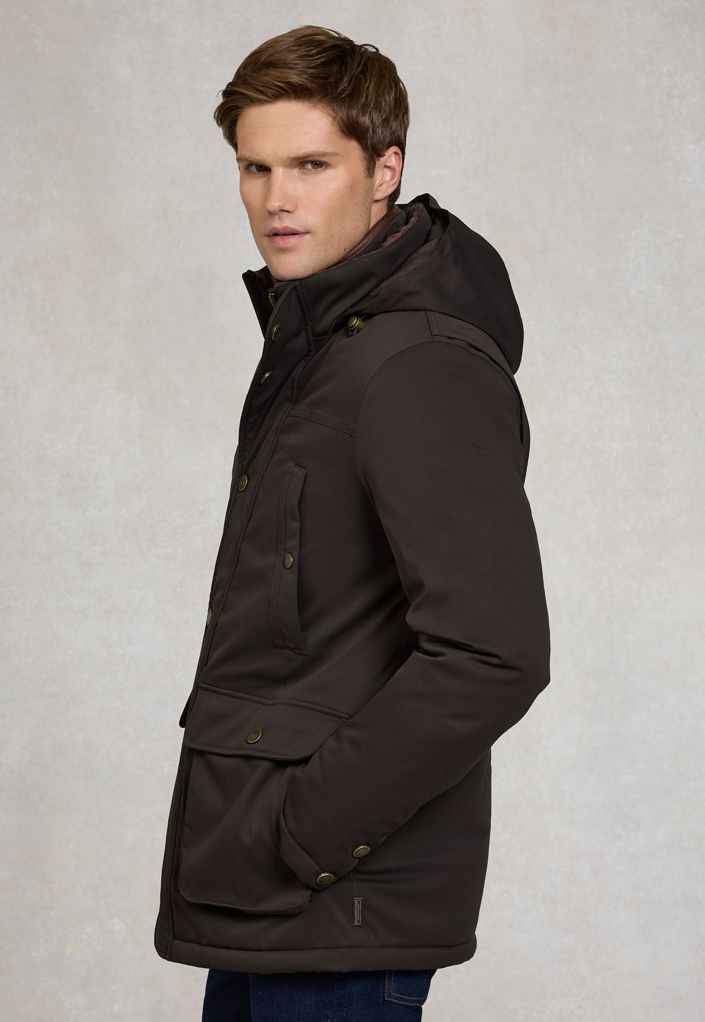 Men's Stamford Field Coat - Chocolate
