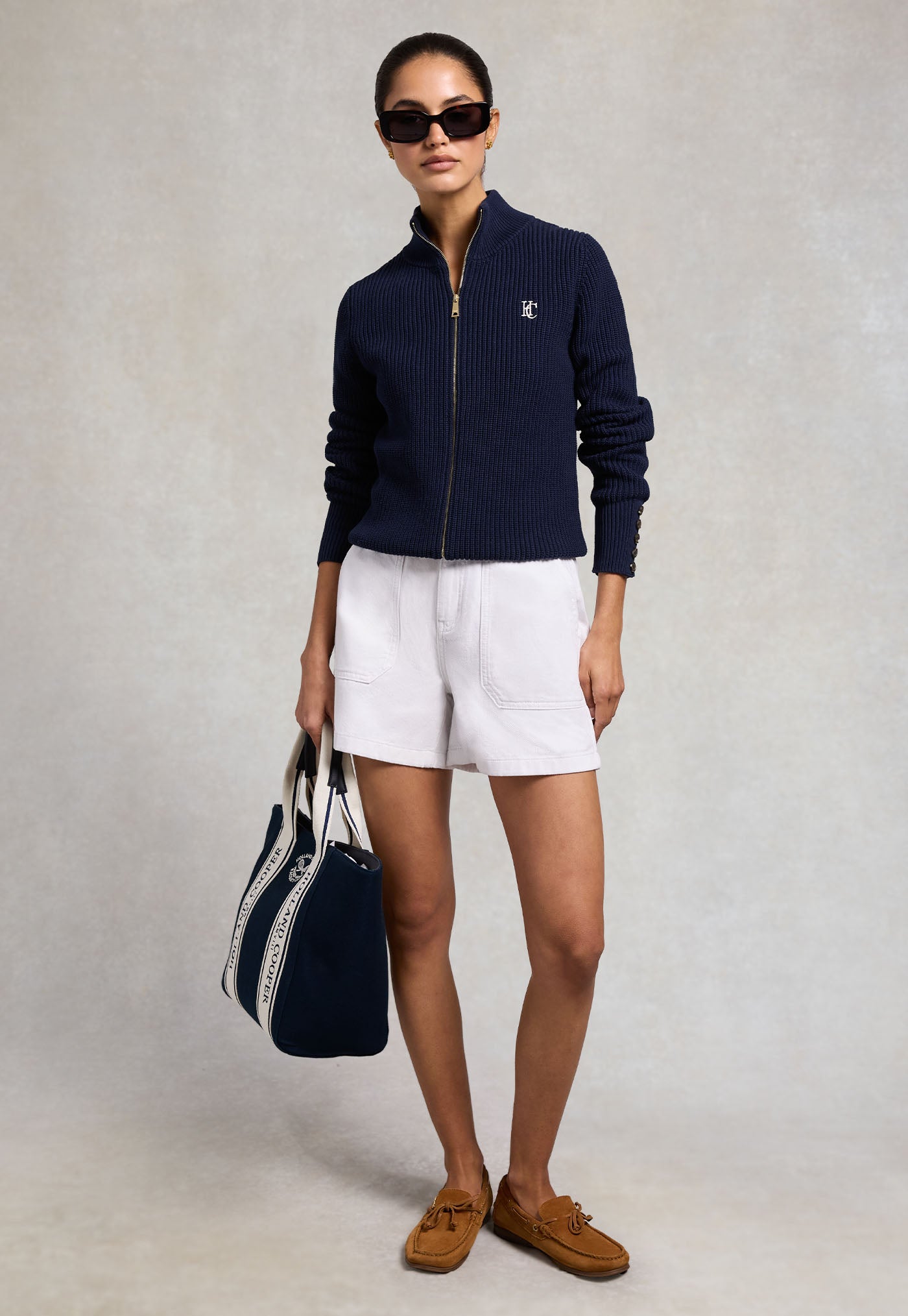 Northleach Cardigan - Ink Navy